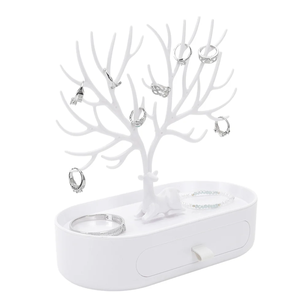 Sheonly Plastic Antlers Tree Jewelry Organizer Stand - Image 4