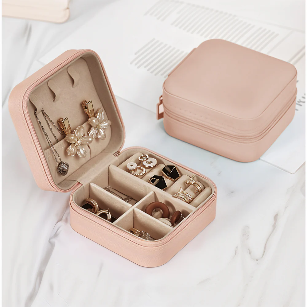 Sheonly Portable PU Leather Travel Jewellery Box - Image 14