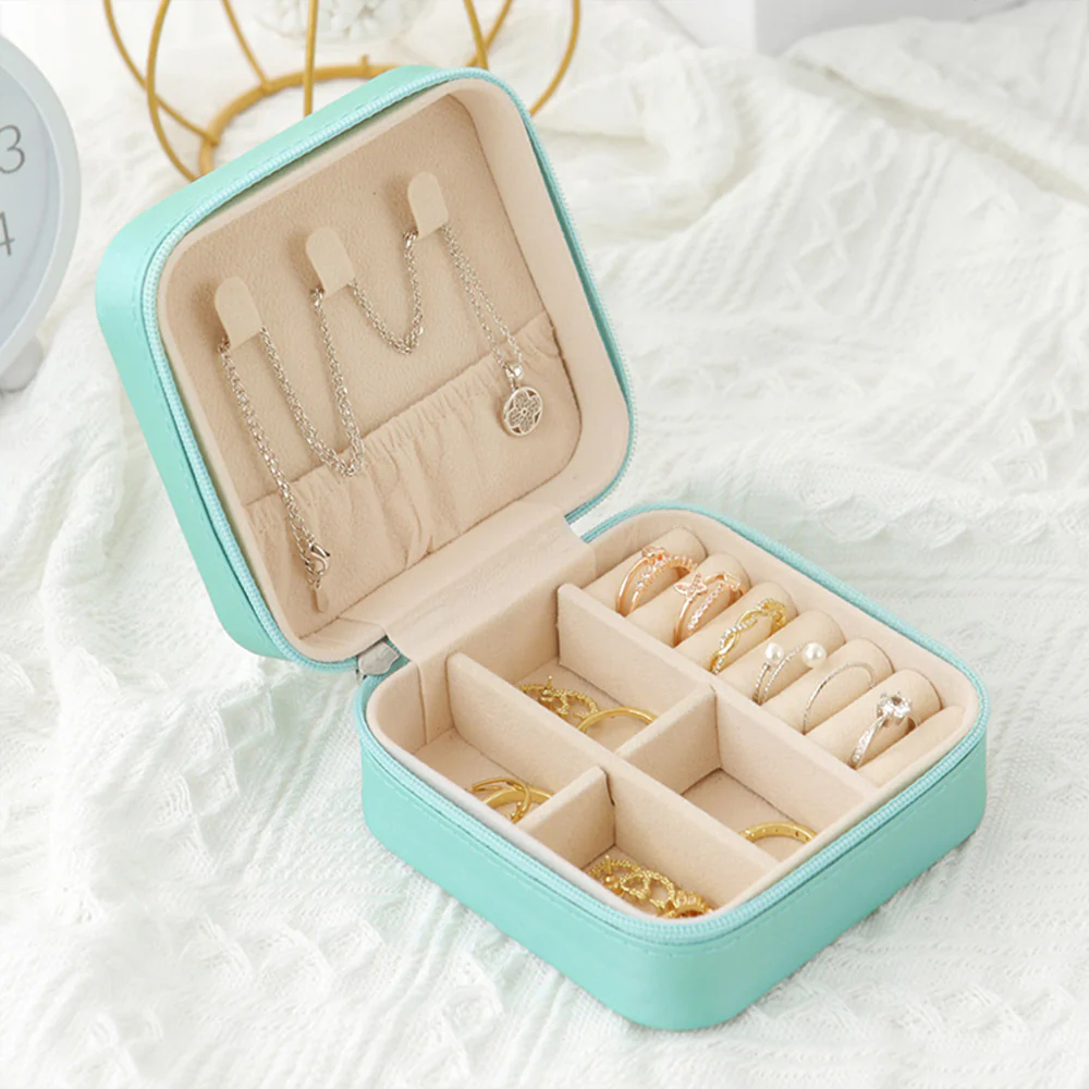 Sheonly Portable PU Leather Travel Jewellery Box - Image 20