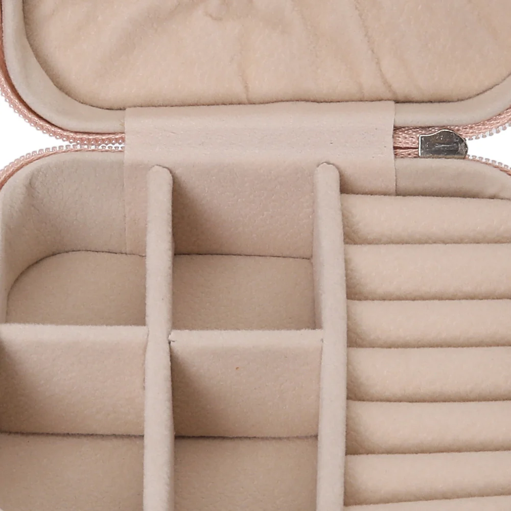 Sheonly Portable Small Faux Leather Jewellery Box - Image 6