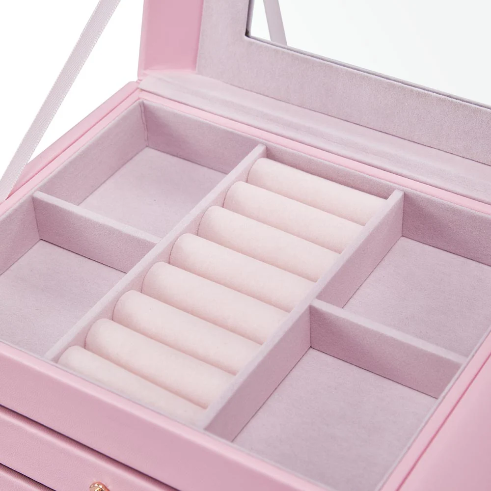 Sheonly Stylish Jewellery Box with Handle - Image 10