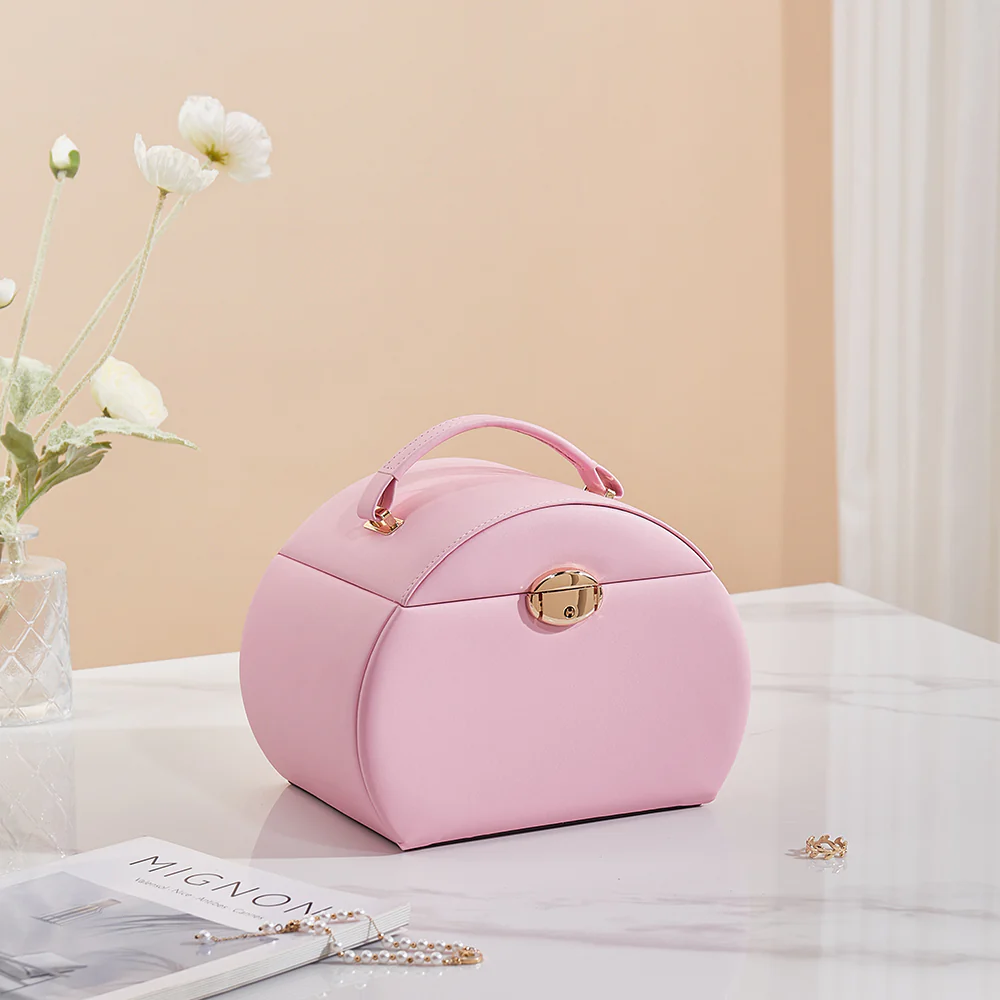 Sheonly Stylish Jewellery Box with Handle - Image 2