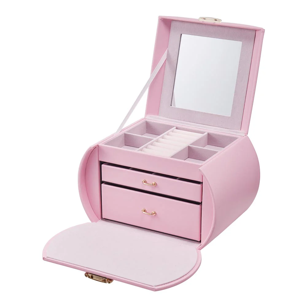 Sheonly Stylish Jewellery Box with Handle - Image 6