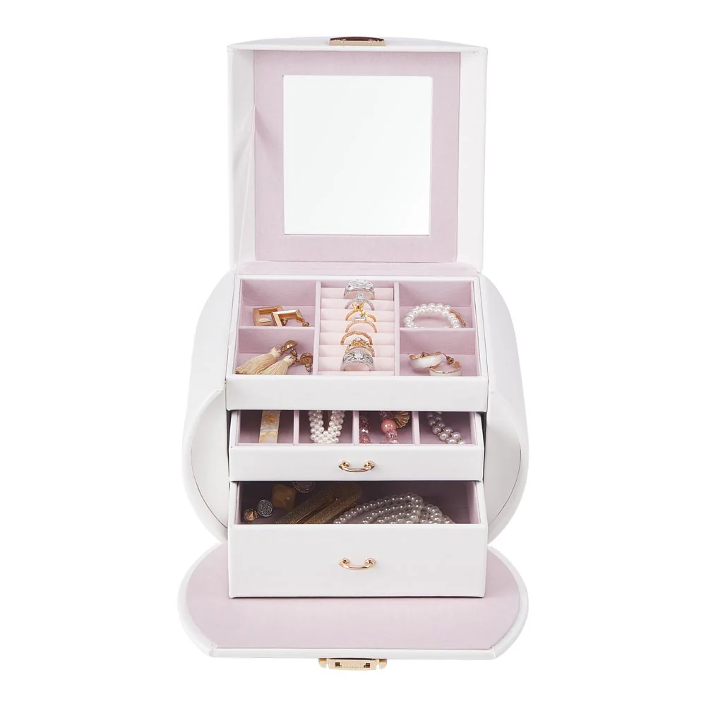 Sheonly Stylish Jewellery Box with Handle - Image 6