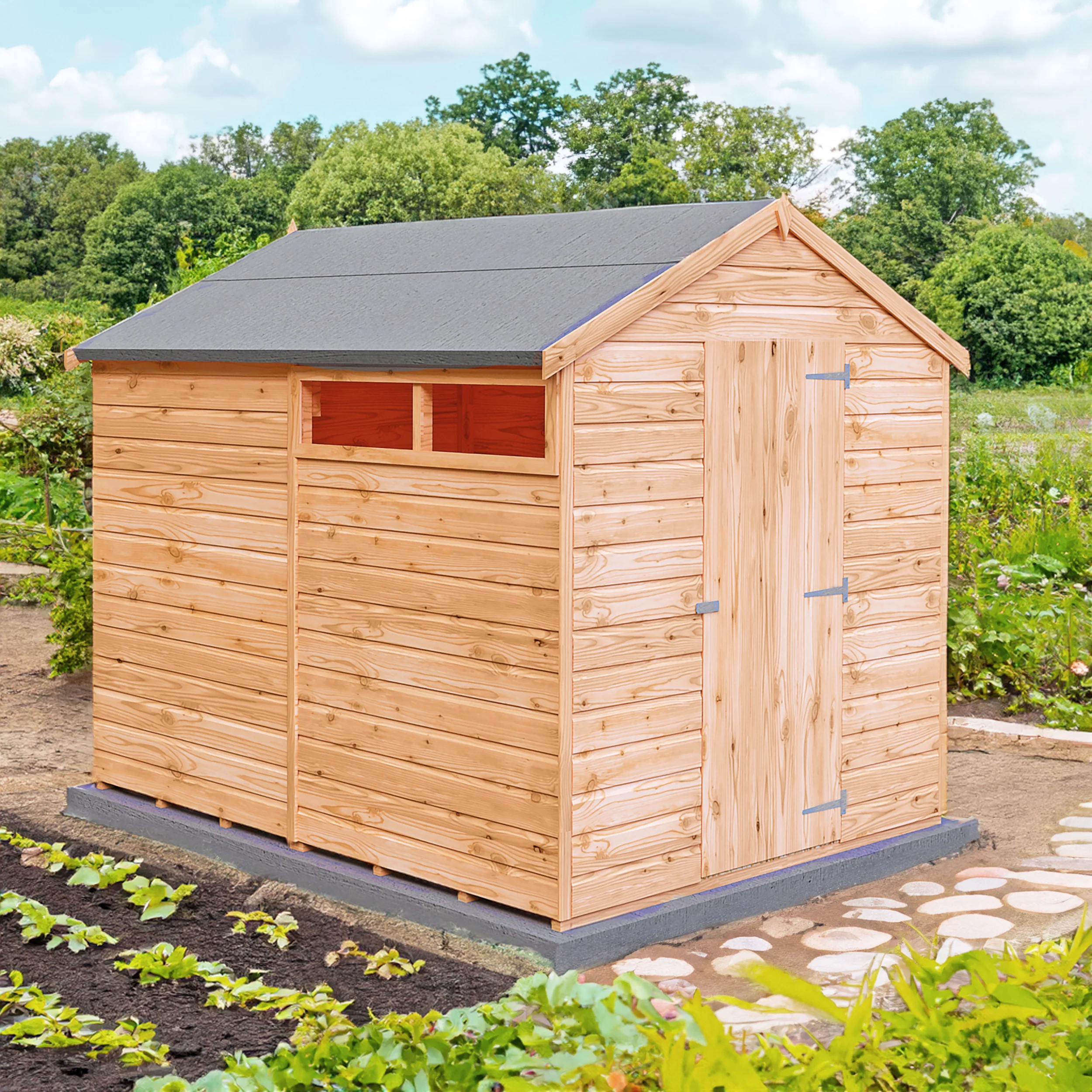 Sherburn 8 X 6 Shiplap Shed - Image 2