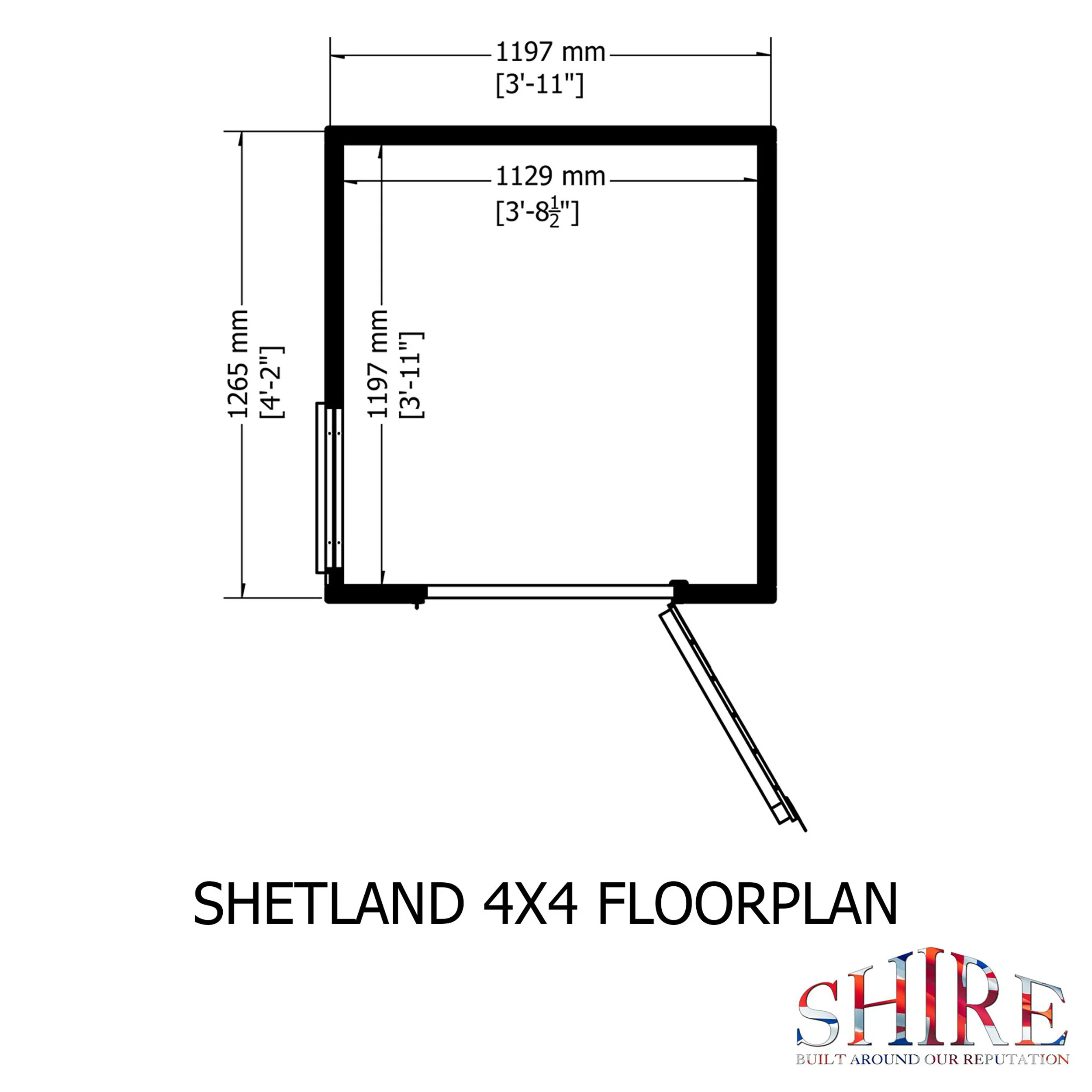 Shetland 4 X 4 Shiplap Apex - Image 11