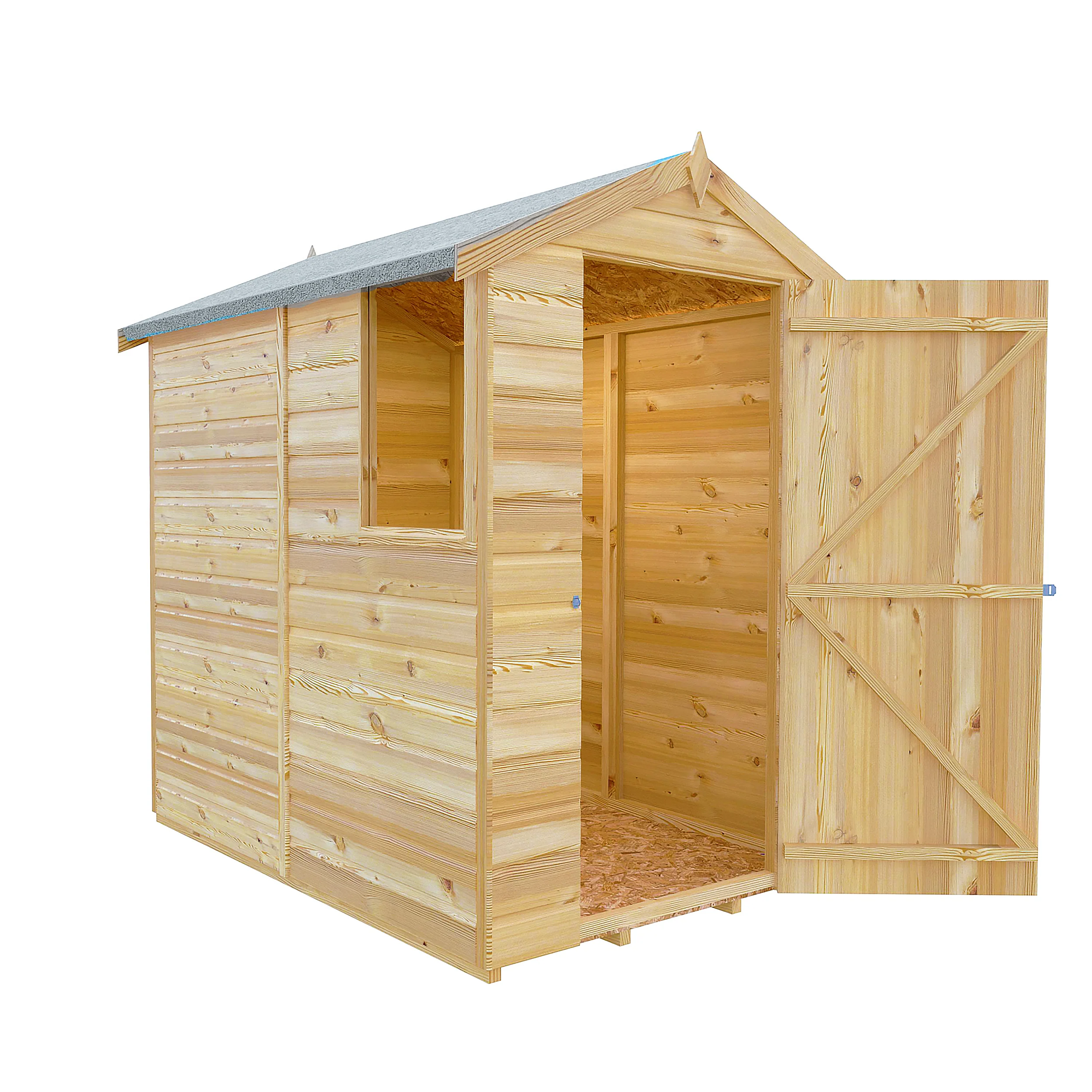Shetland 6 X 4 Apex Shed