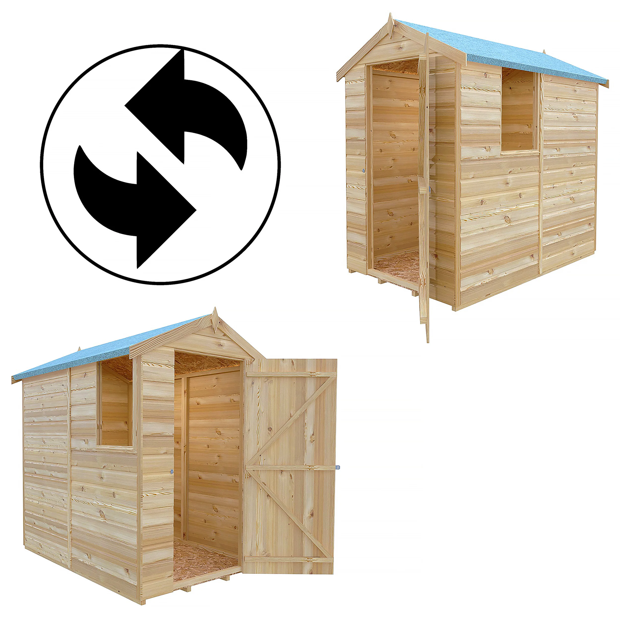 Shetland 6 X 4 Apex Shed - Image 9