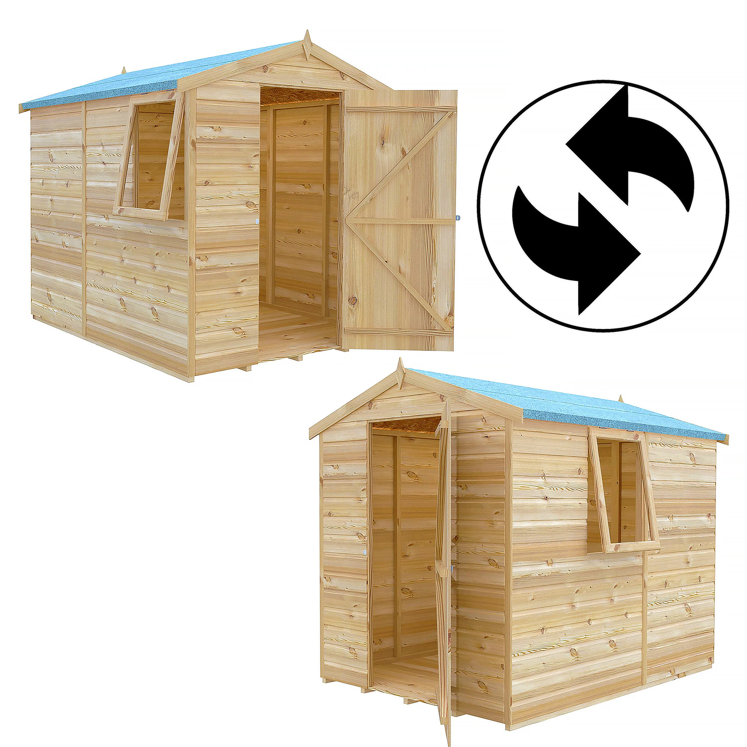 Shiplap 7 X 5 Apex Shed - Image 6