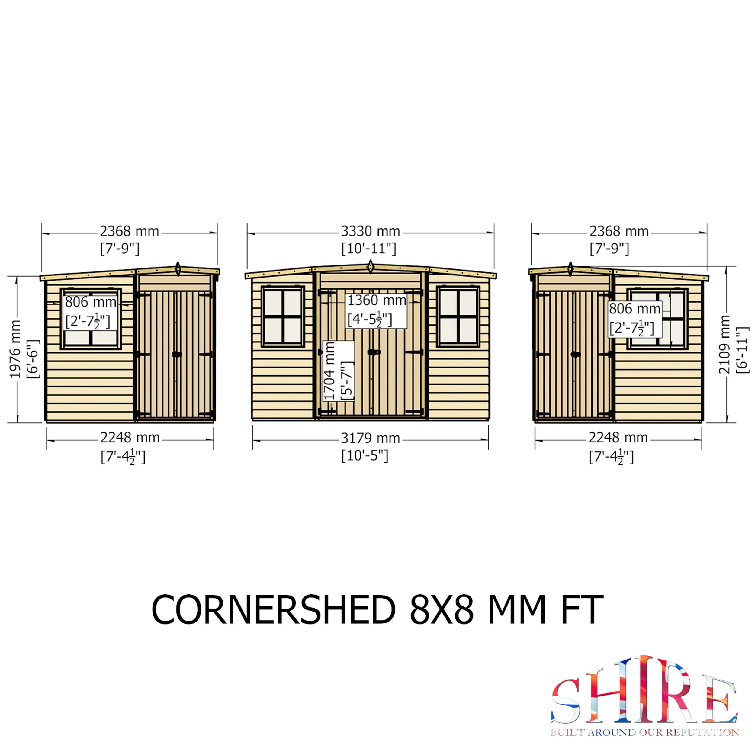 Shiplap Corner Shed - Image 7