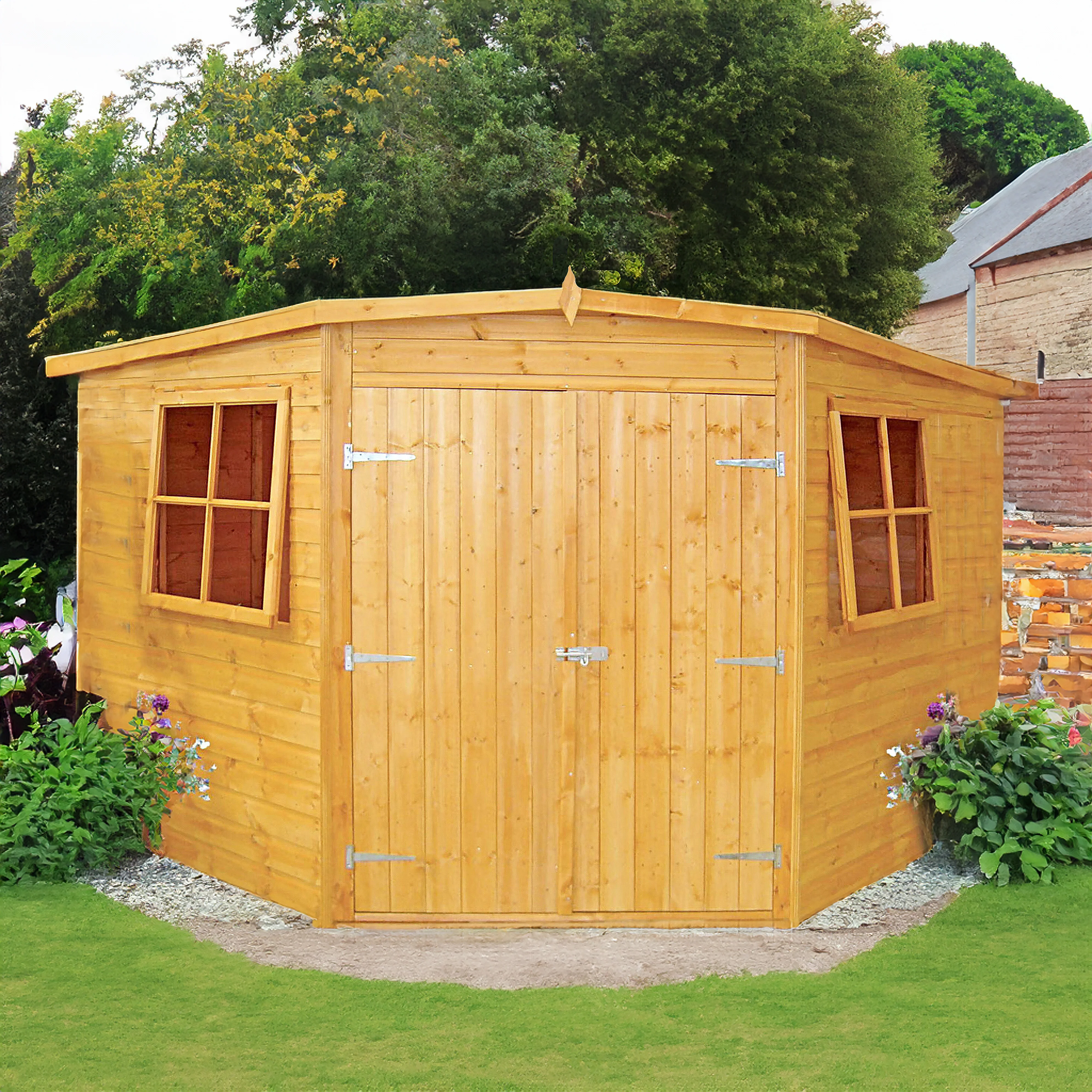 Shiplap Corner Shed - Image 9