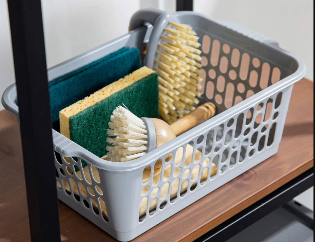 Single Medium Handy Basket Grey - Image 4