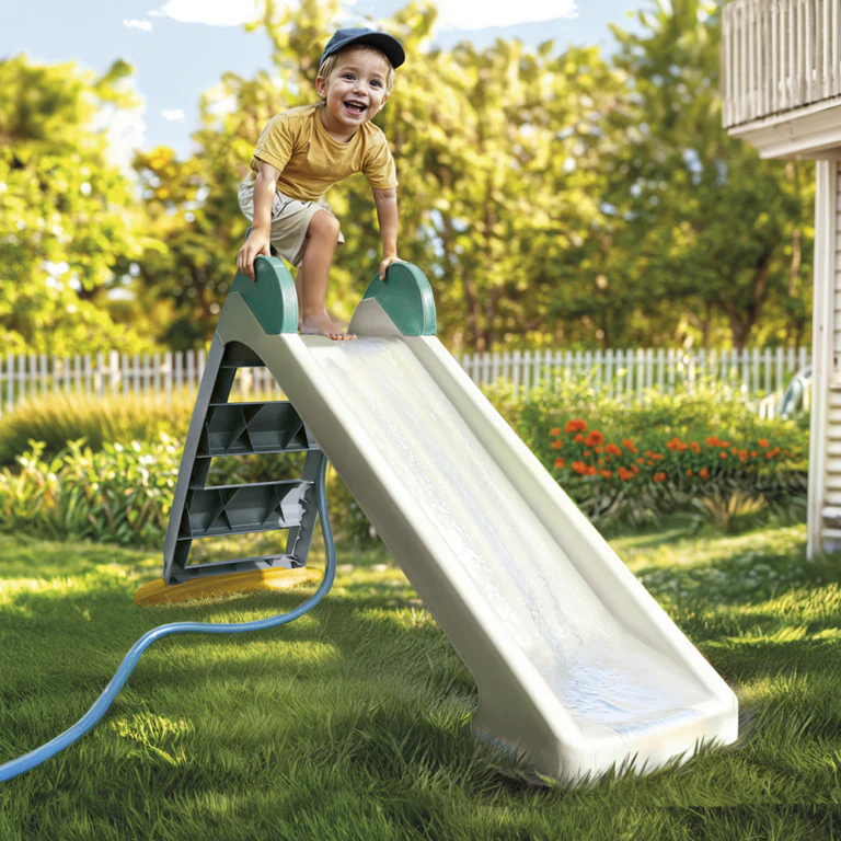 Dolu Slide - Grey/White - Image 7