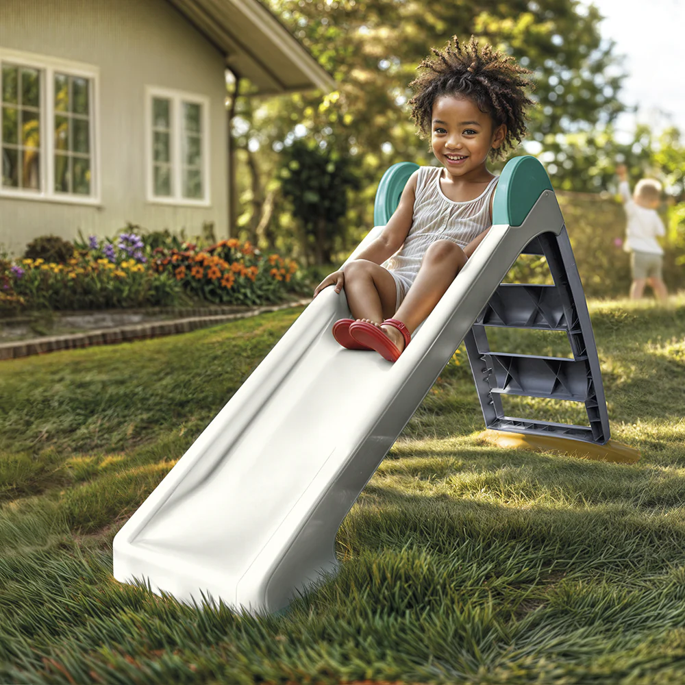 Dolu Slide - Grey/White - Image 8