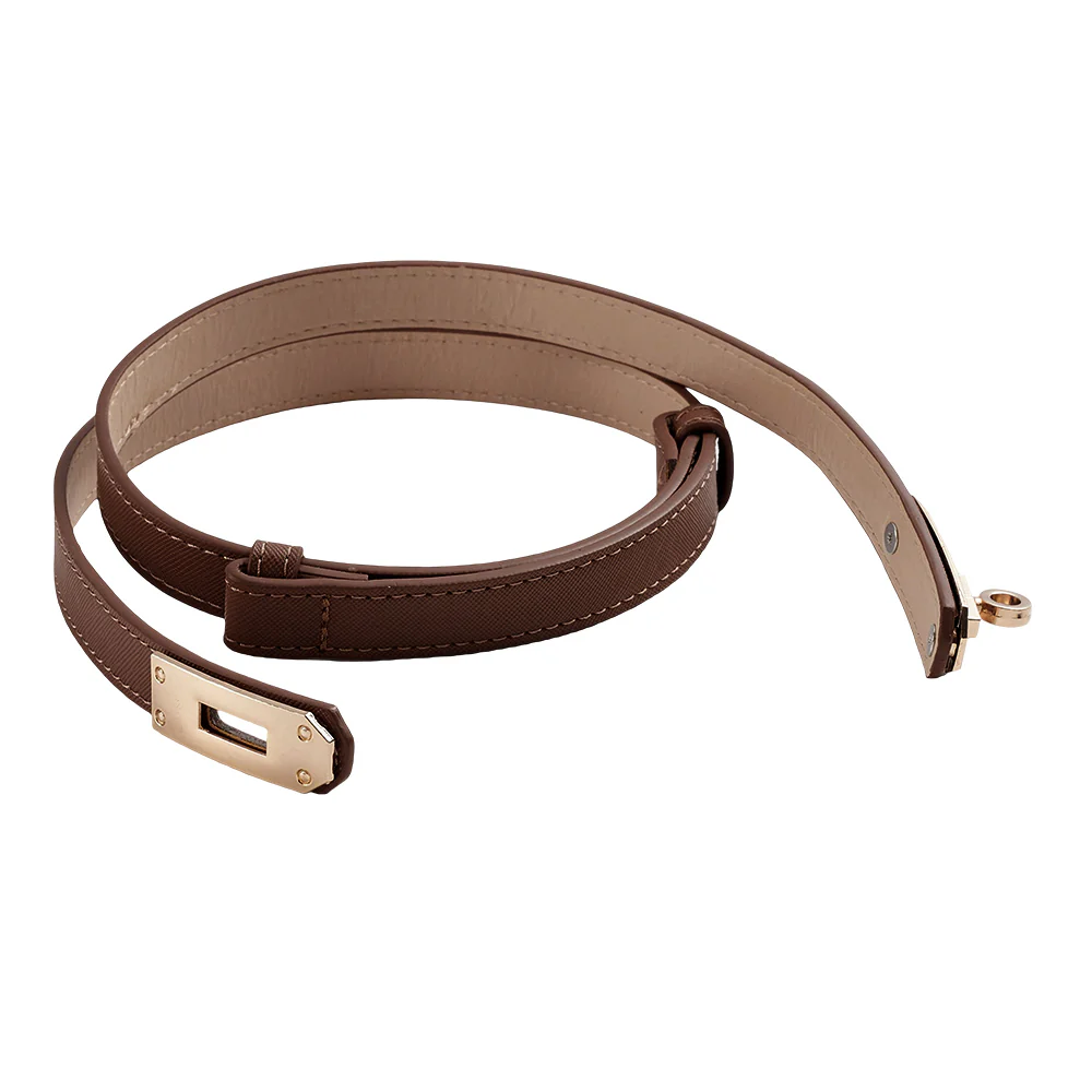 Sliding Adjustable Alloy Buckle PU Leather Belt - Image 6