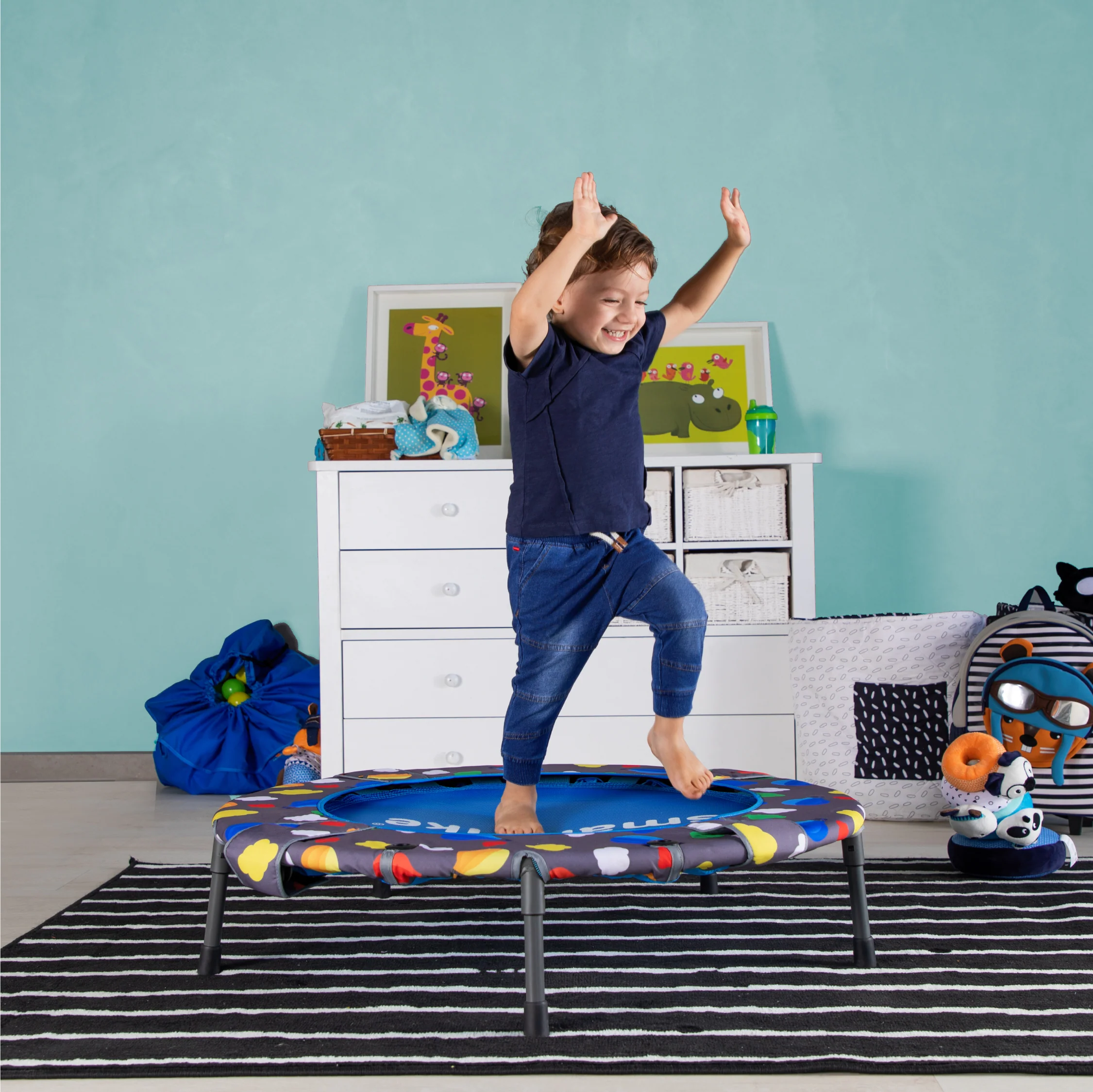 SmarTrike 3 In 1 Trampoline - Blue - Image 10