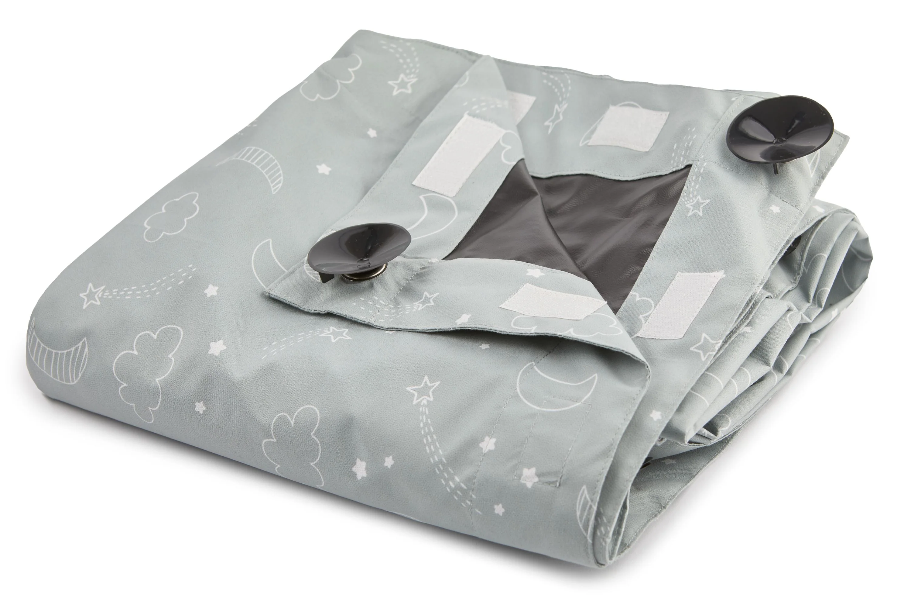 Snooze Portable Kids Blackout Curtain Blind in Grey - Image 4