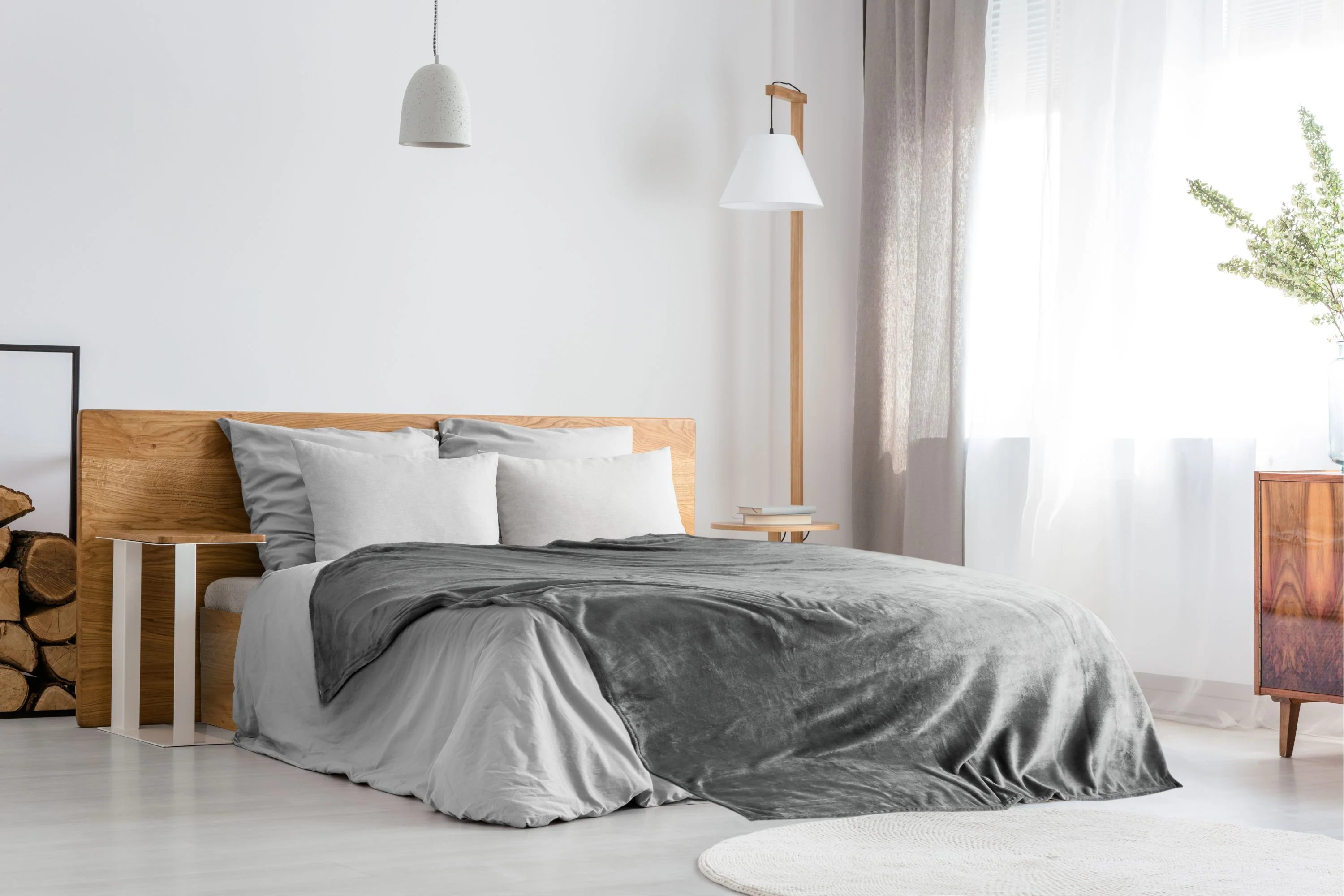 Snug Flannel Fleece Blanket ? Super Soft Throw in Charcoal - Image 6