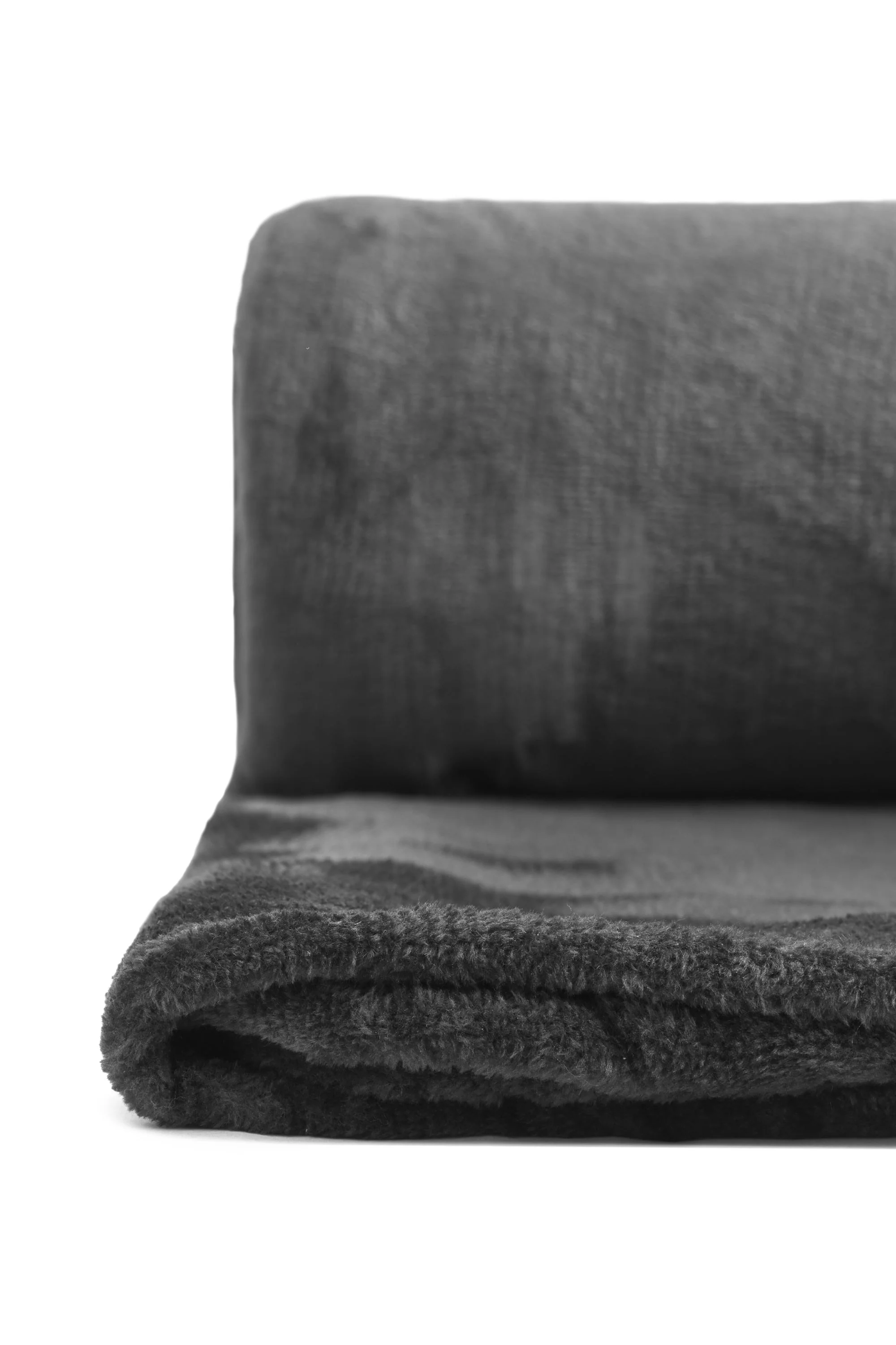 Snug Flannel Fleece Blanket ? Super Soft Throw in Charcoal - Image 5