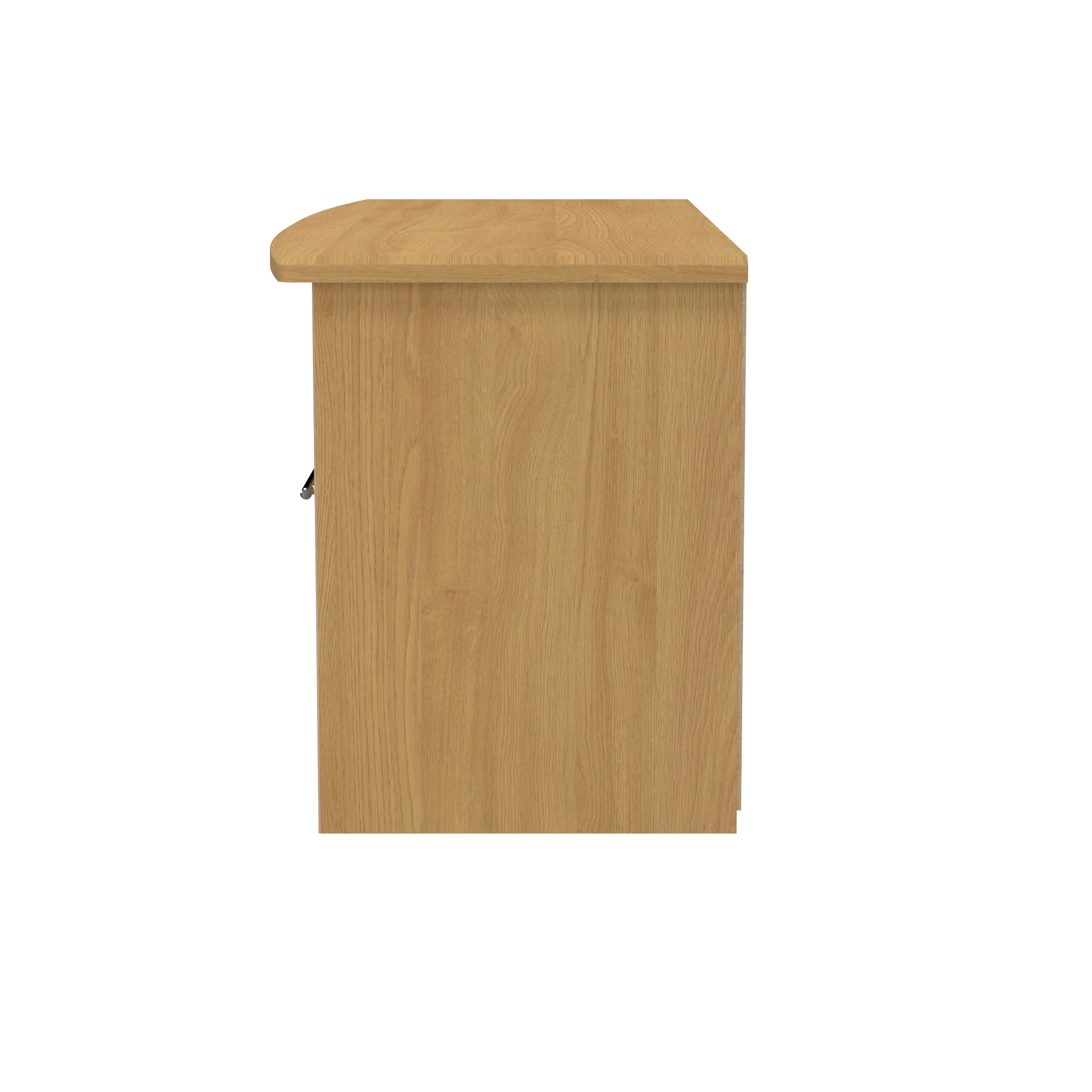 Sofia Ready Assembled 1 Drawer TV & Media Unit in Modern Oak - Image 3