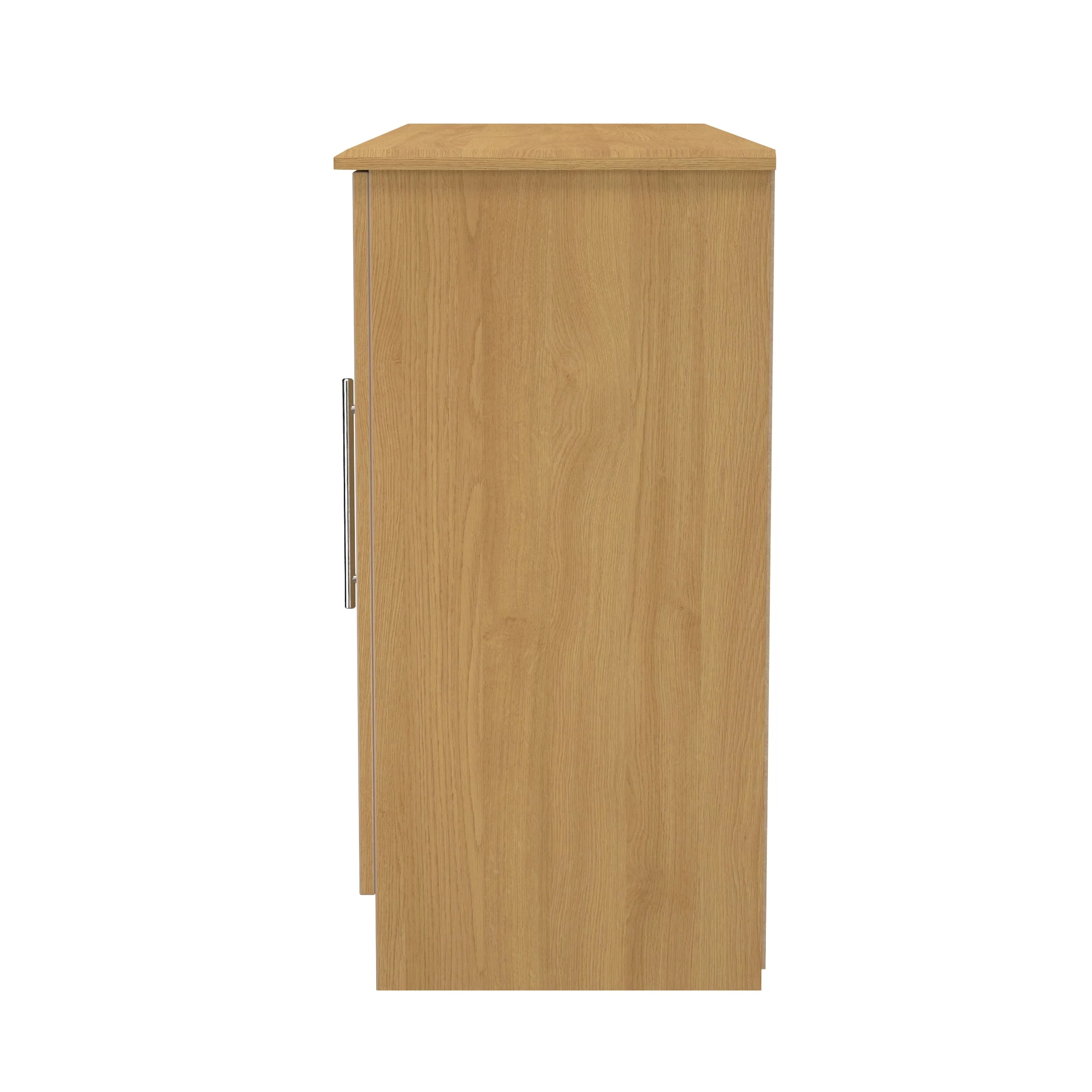 Sofia Ready Assembled 2 Door 3 Drawer Sideboard in Modern Oak - Image 3