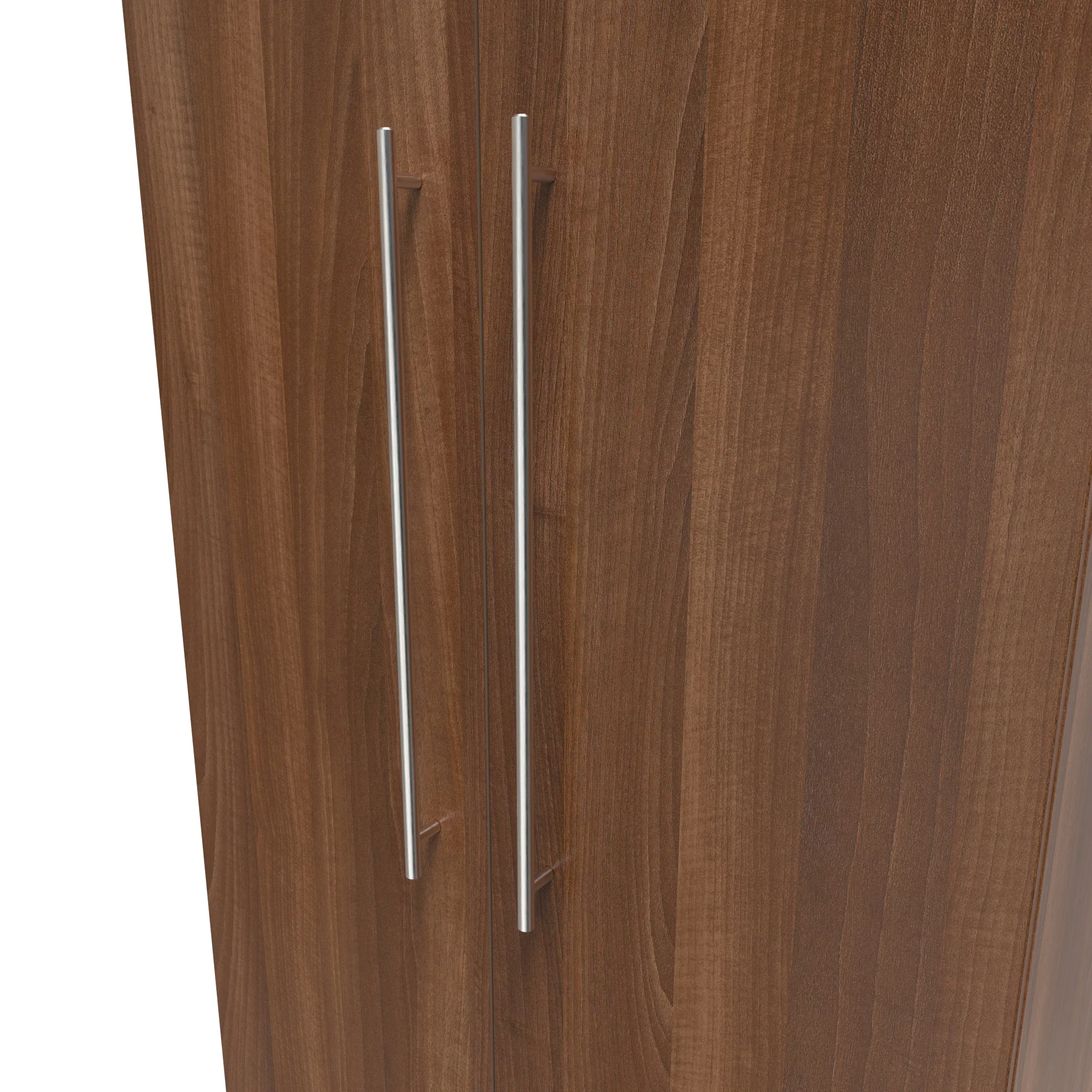Sofia Ready Assembled 2 Door Wardrobe in Noche Walnut - Image 4