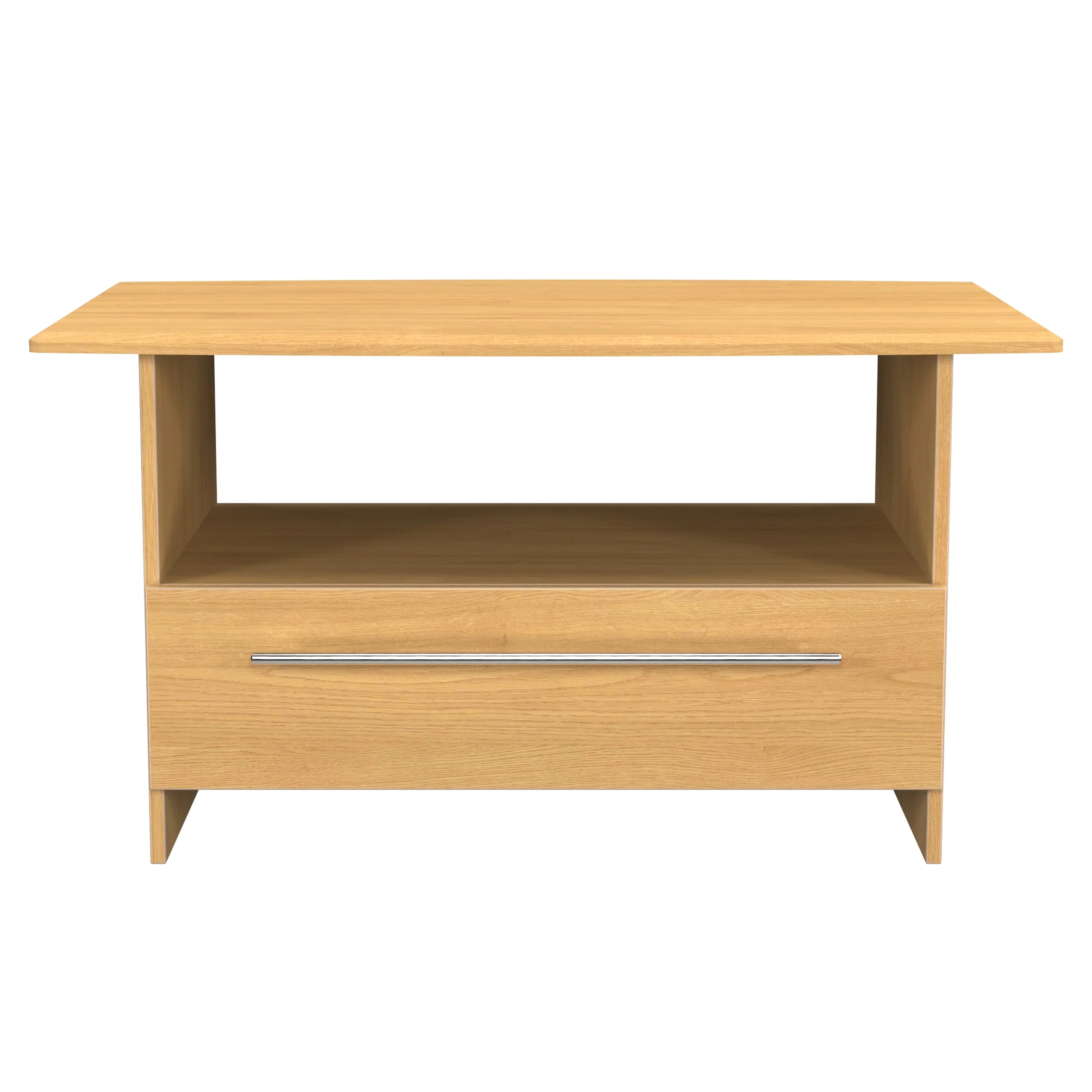 Sofia Ready Assembled Bottom Drawer Coffee Table in Modern Oak - Image 2