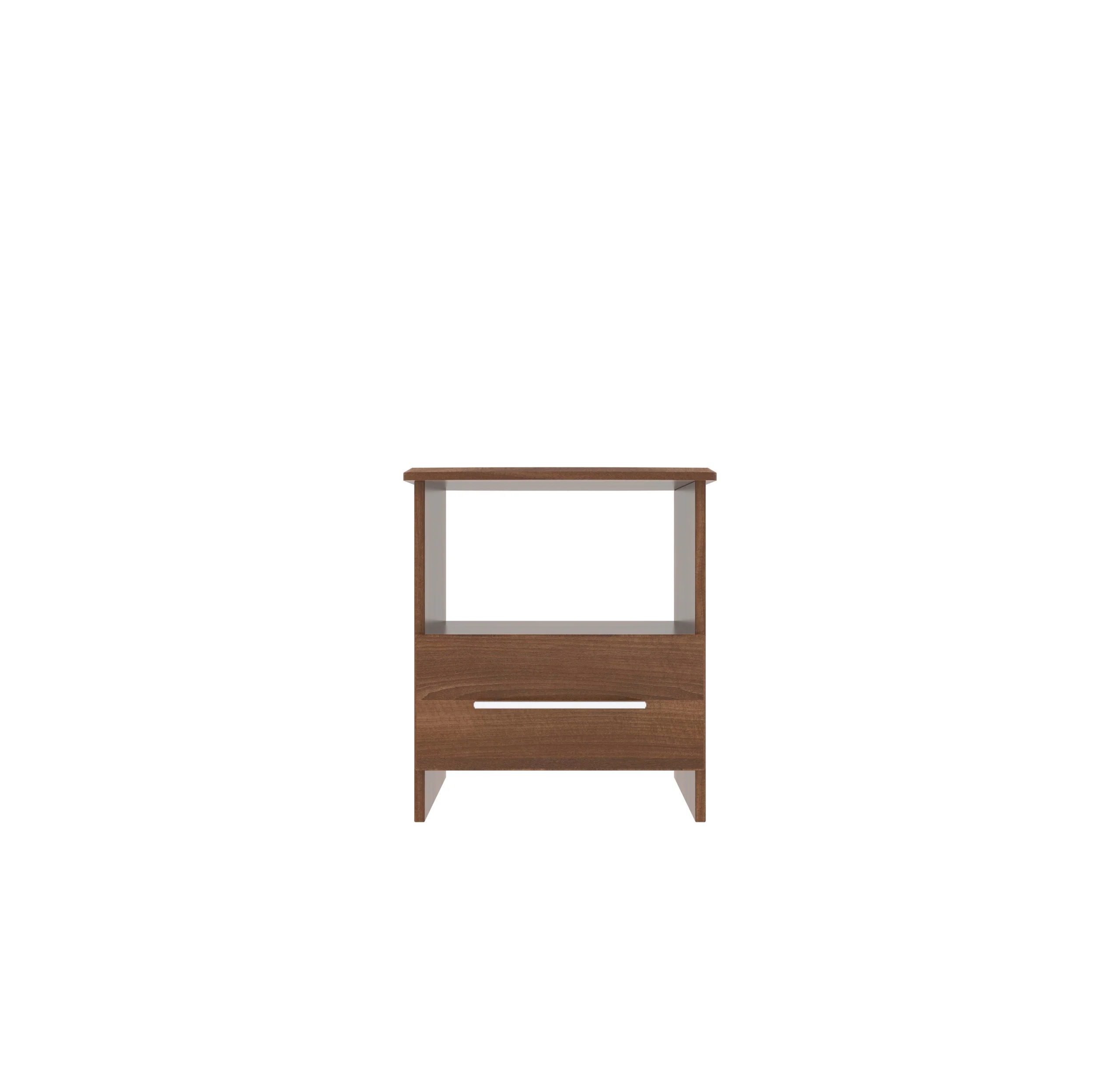 Sofia Ready Assembled Bottom Drawer Lamp Table in Noche Walnut - Image 2