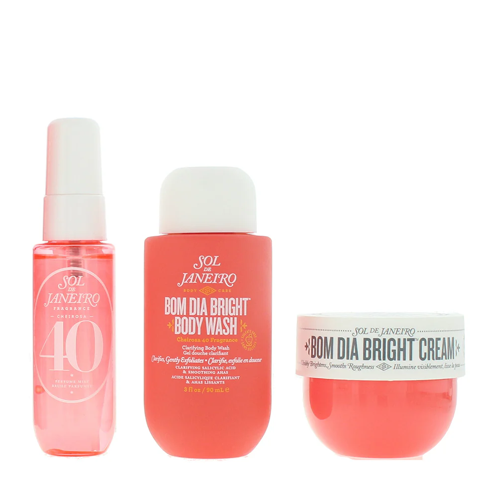 Sol De Janeiro Bom Dia Bright 3 Piece Gift Set: Perfume Mist - Body Wash 90ml - Body Cream 50ml - Image 2