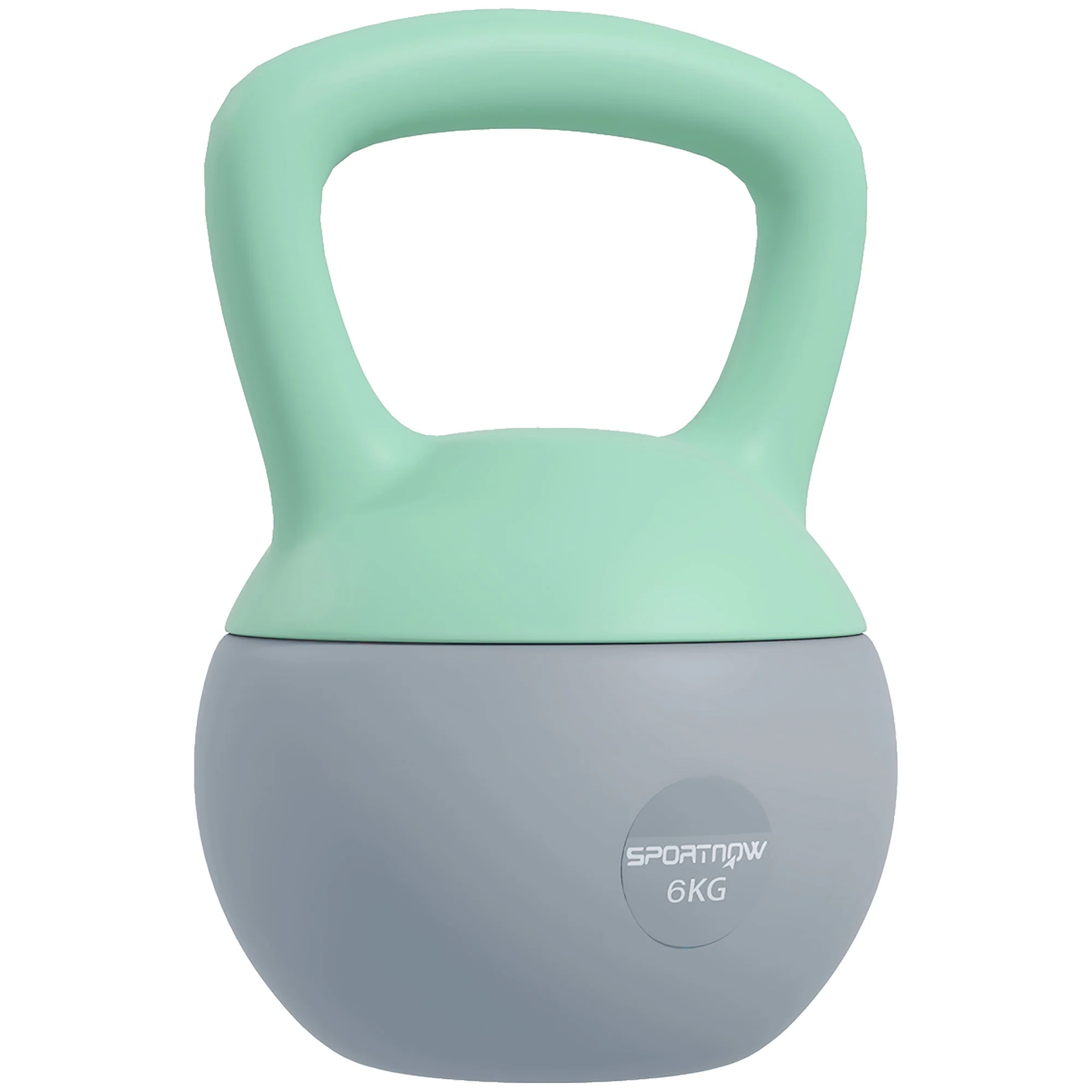 SPORTNOW 10KG Kettlebell With Soft Body And Non-Slip Handle, Grey And Green - Image 20