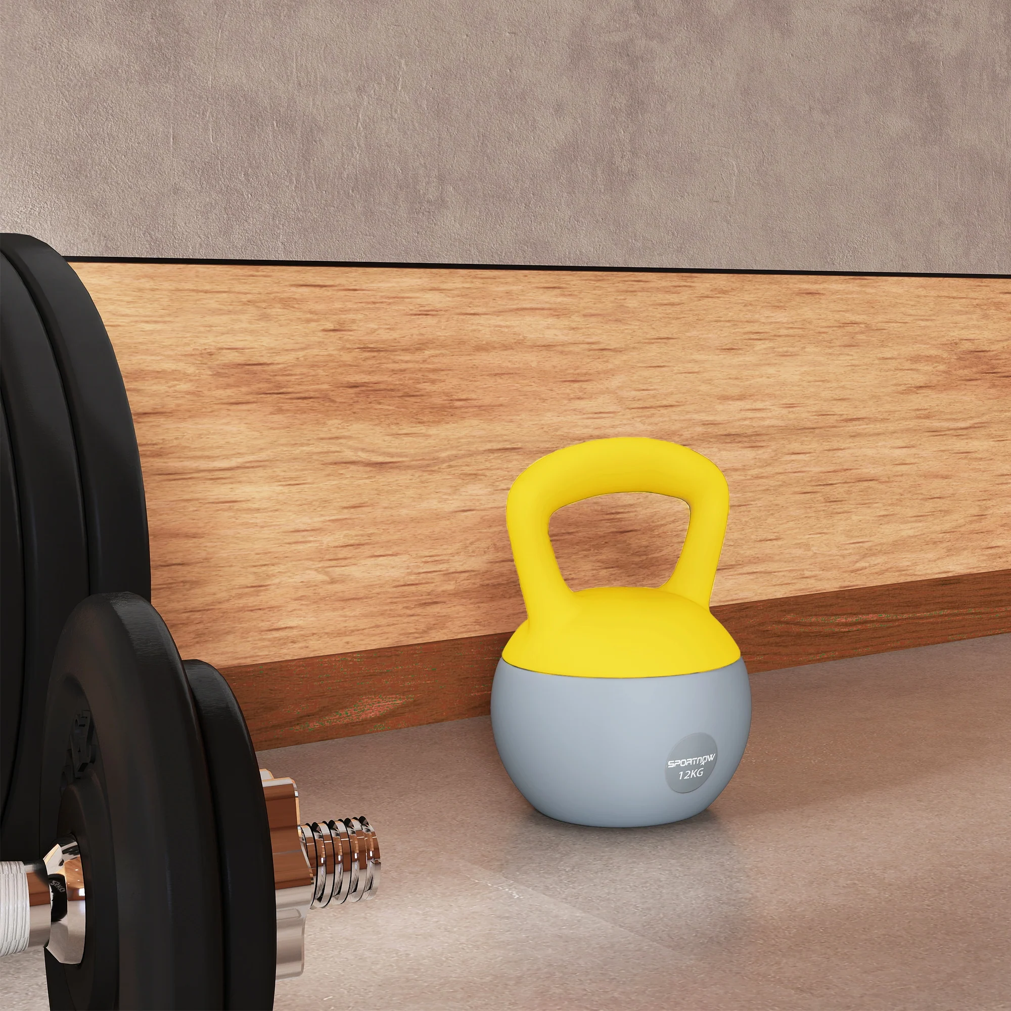 SPORTNOW 12KG Kettlebell With Soft Body And Non-Slip Handle - Image 36
