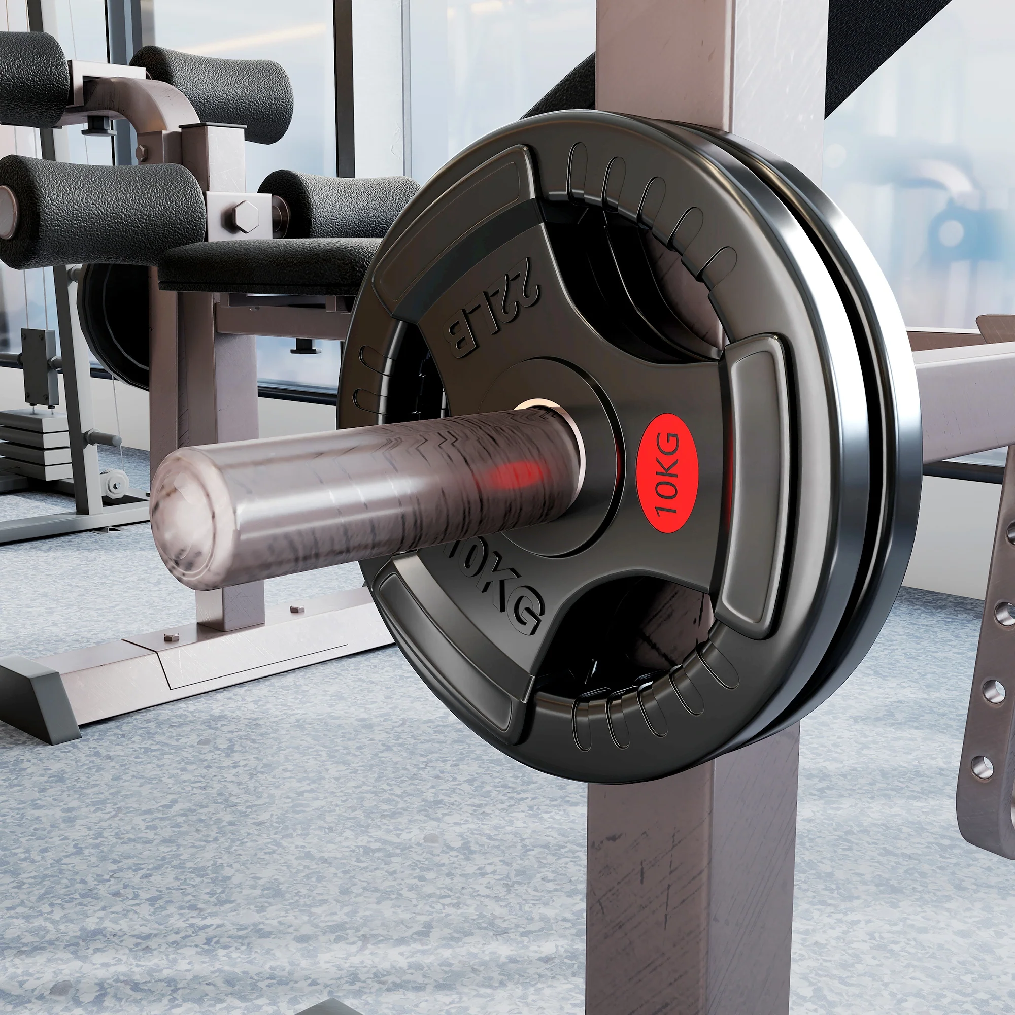 SPORTNOW 2 x Olympic Weight Plates, Weight Plate Discs with Tri-Grips - Image 27