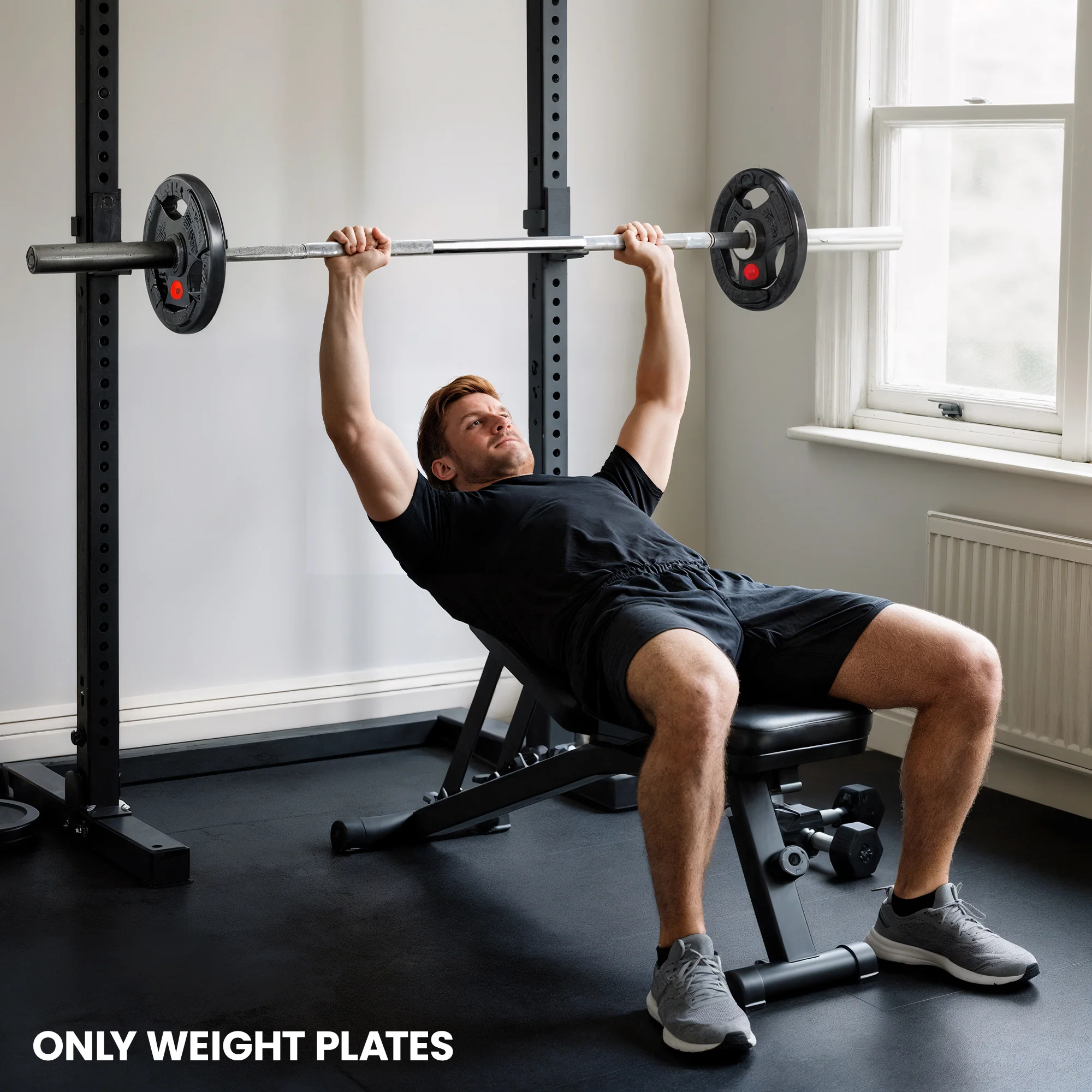 SPORTNOW 2 x Olympic Weight Plates, Weight Plate Discs with Tri-Grips - Image 35