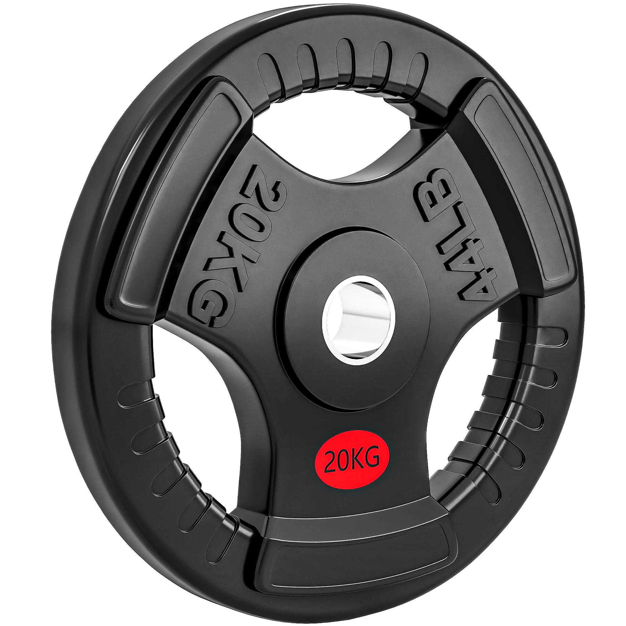 SPORTNOW 2 x Olympic Weight Plates, Weight Plate Discs with Tri-Grips - Image 37