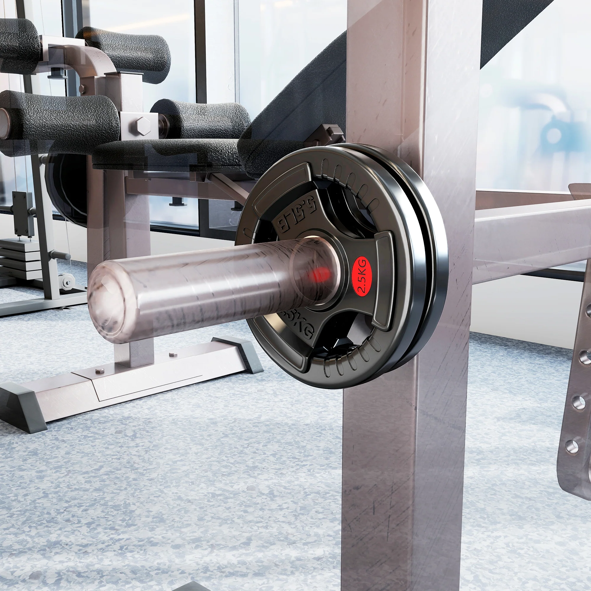 SPORTNOW 2 x Olympic Weight Plates, Weight Plate Discs with Tri-Grips - Image 9
