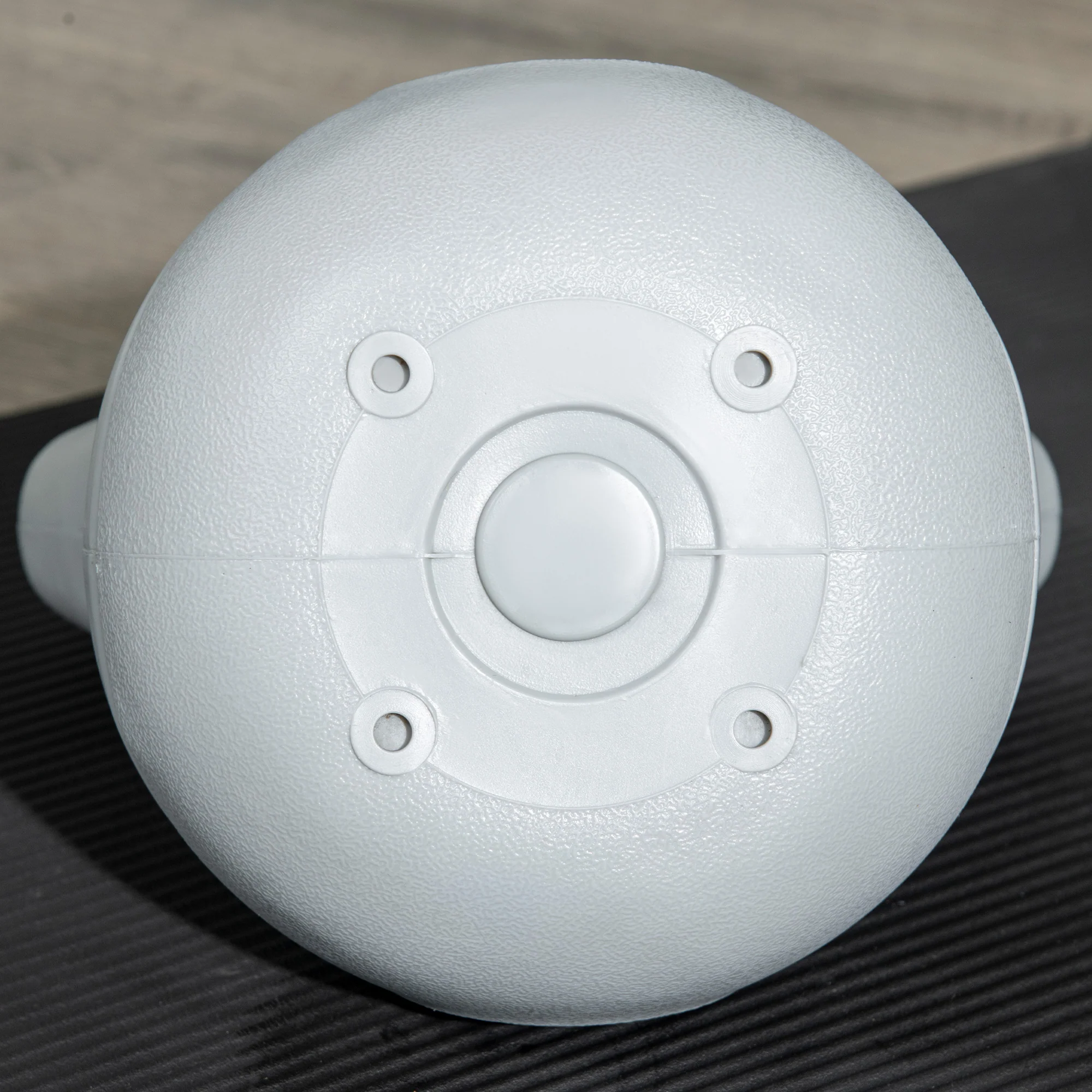 SPORTNOW 4kg Kettle Bell with Handle for Home Gym, Yellow and Grey - Image 9