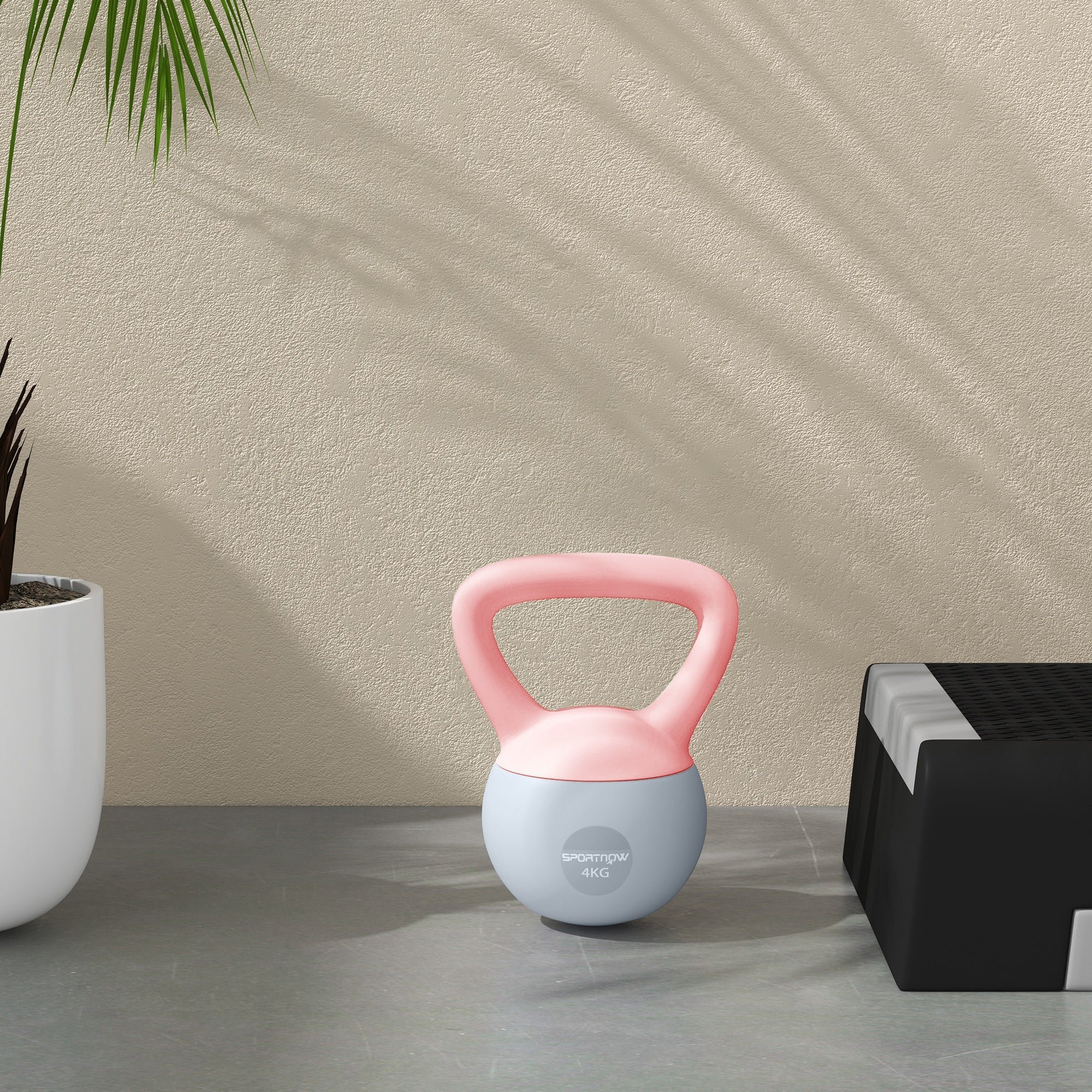 SPORTNOW 4KG Kettlebell W/ Soft Body, Non-Slip Handle - Image 16