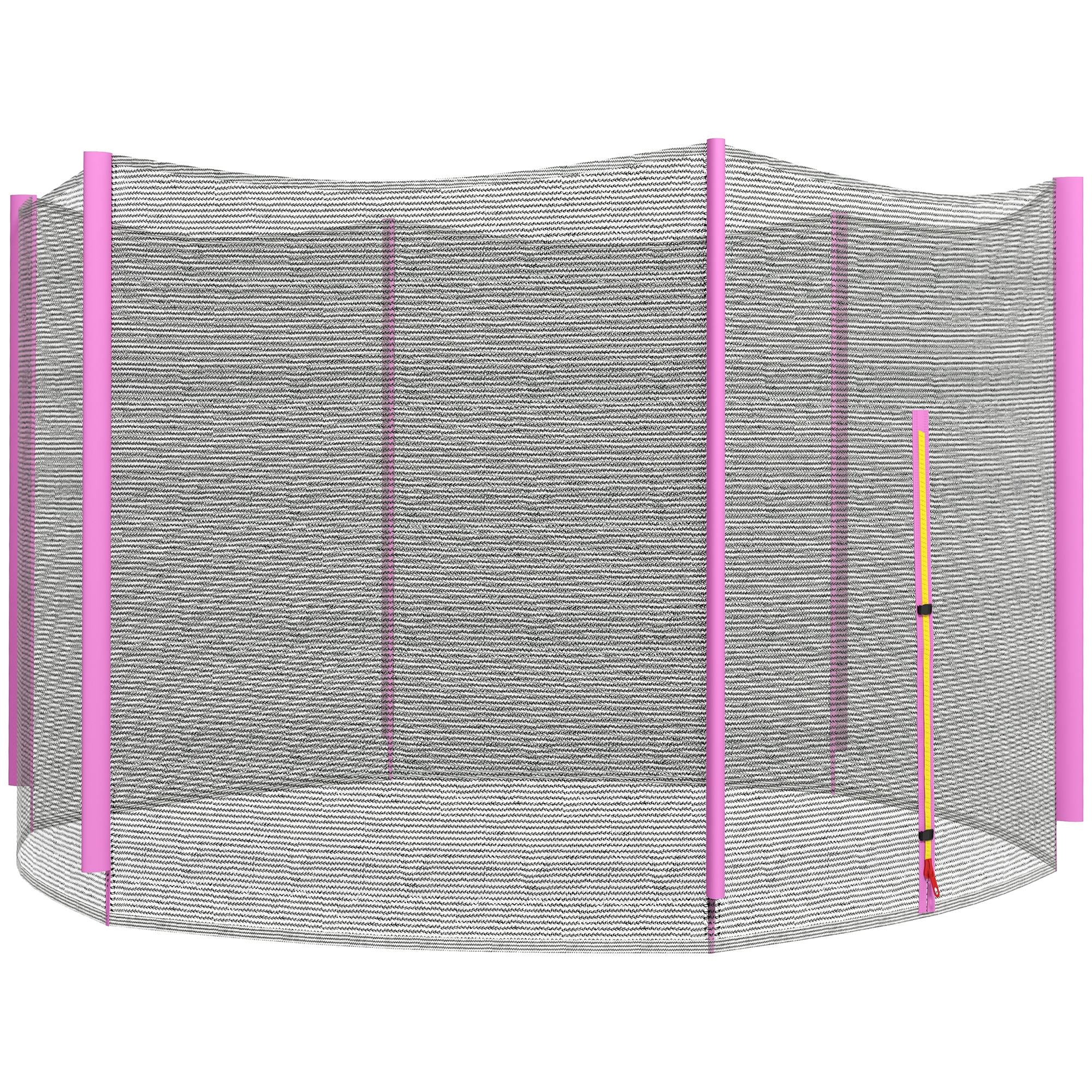 SPORTNOW 8ft Trampoline Net Replacement Safety Net With Zipped Door - Image 19