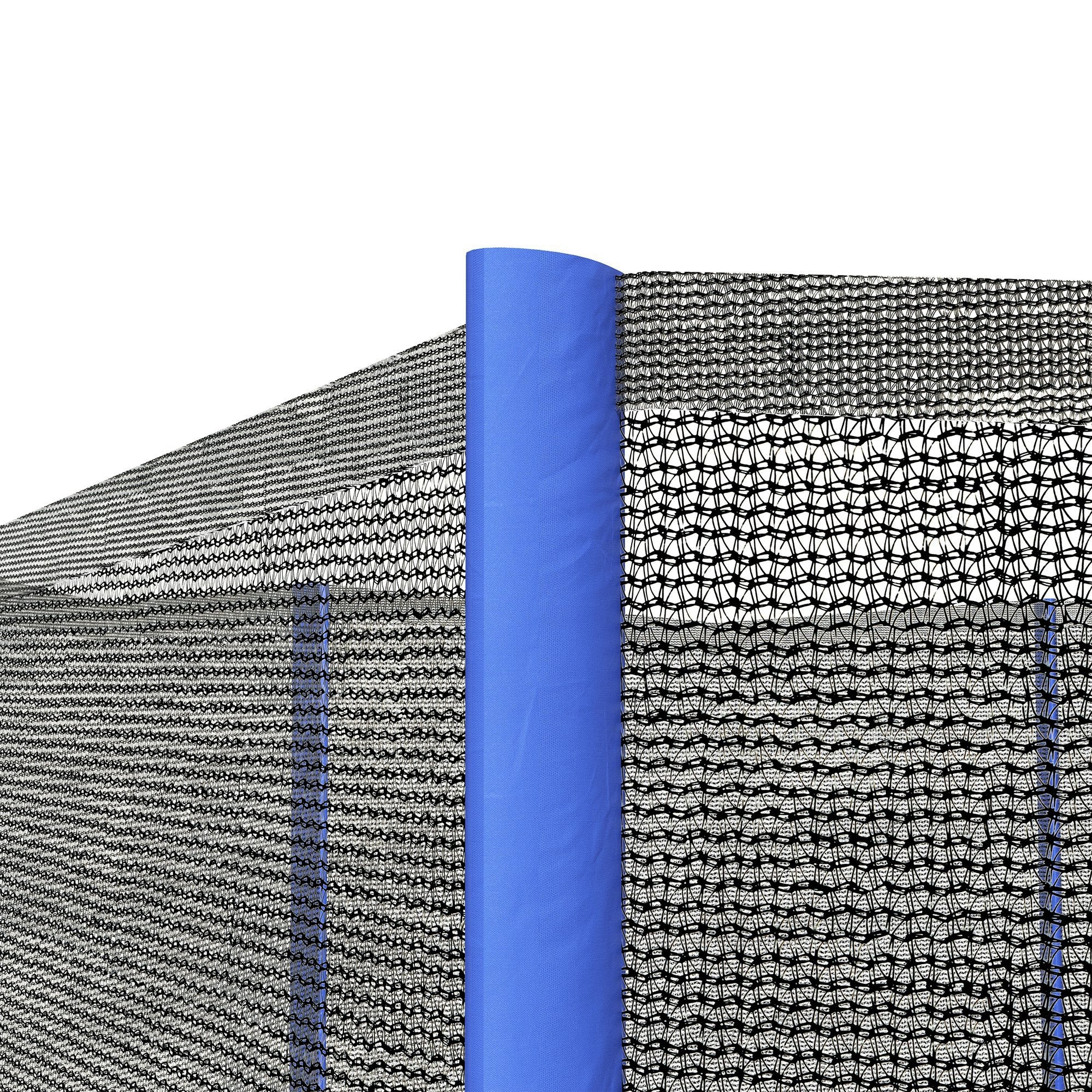 SPORTNOW 8ft Trampoline Net Replacement Safety Net With Zipped Door - Image 7