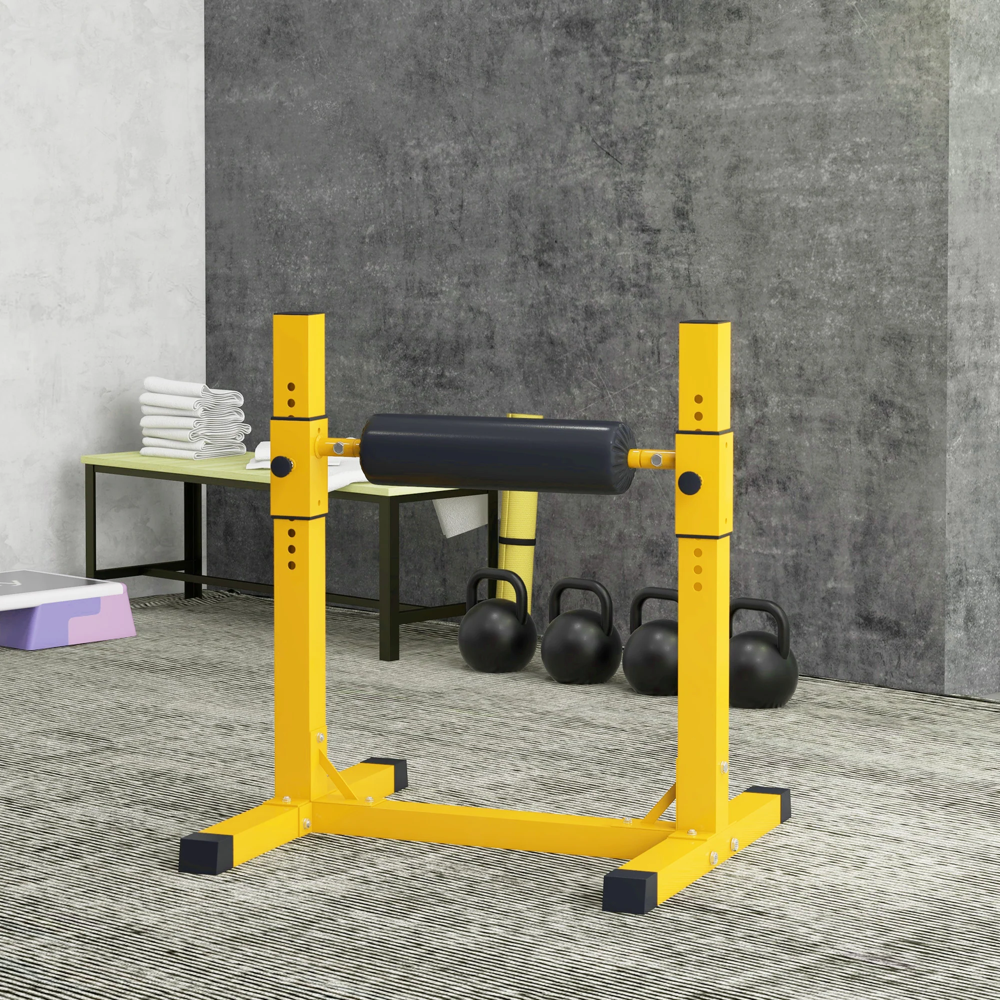 SPORTNOW Bulgarian Split Squat Stand, 12-Level Leg Training Machine - Image 11
