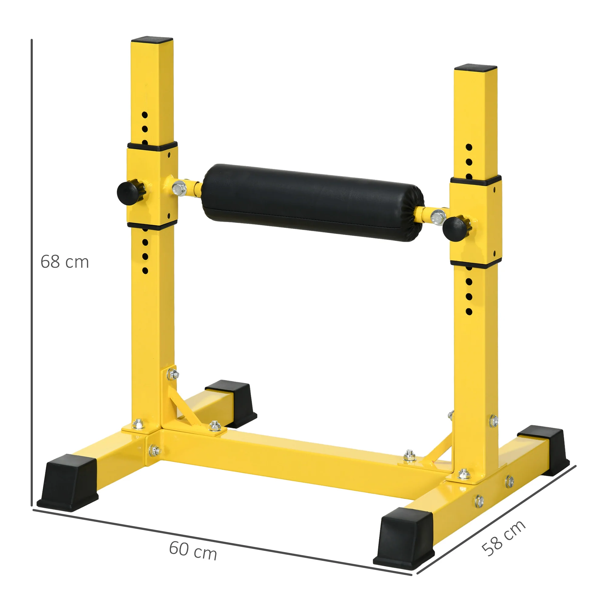 SPORTNOW Bulgarian Split Squat Stand, 12-Level Leg Training Machine - Image 14