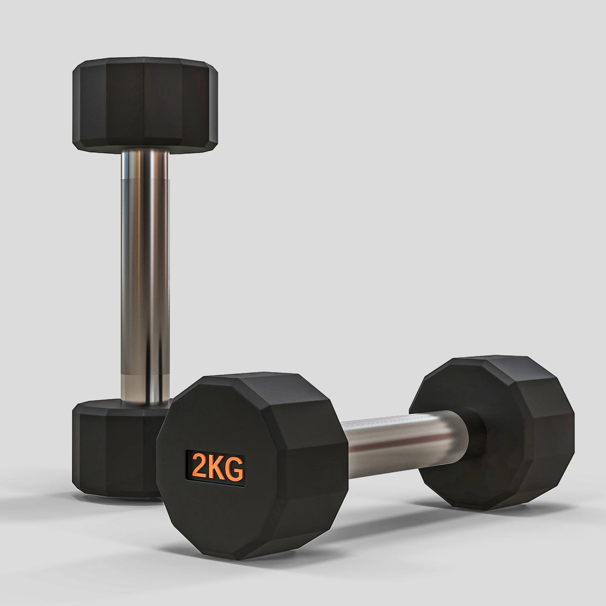 SPORTNOW Dumbbells Weights Set With 12-Sided Shape And Non-Slip Grip, 2 X 2kg - Image 8