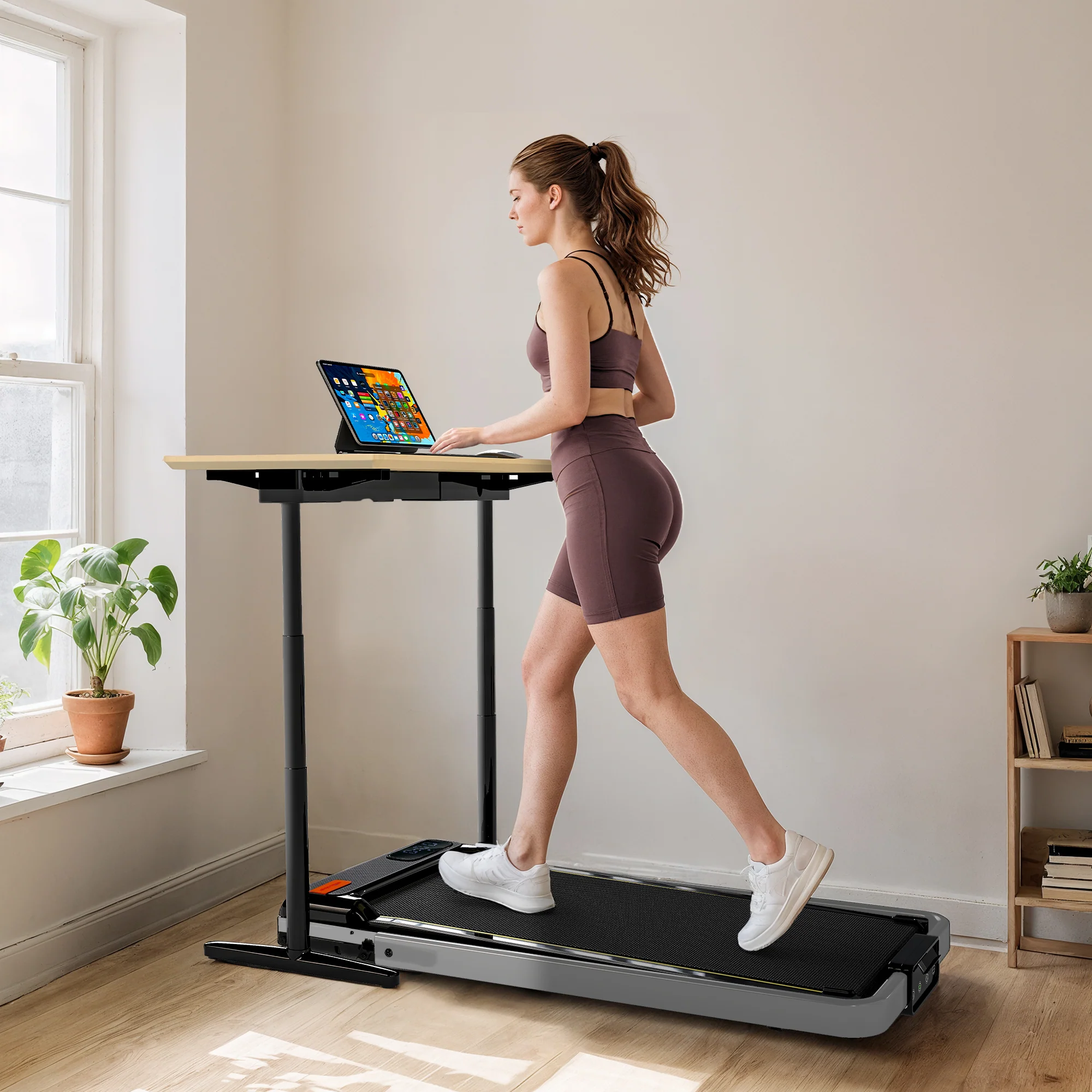 SPORTNOW Folding Treadmill Under Desk Walking Pad With Incline - Image 18