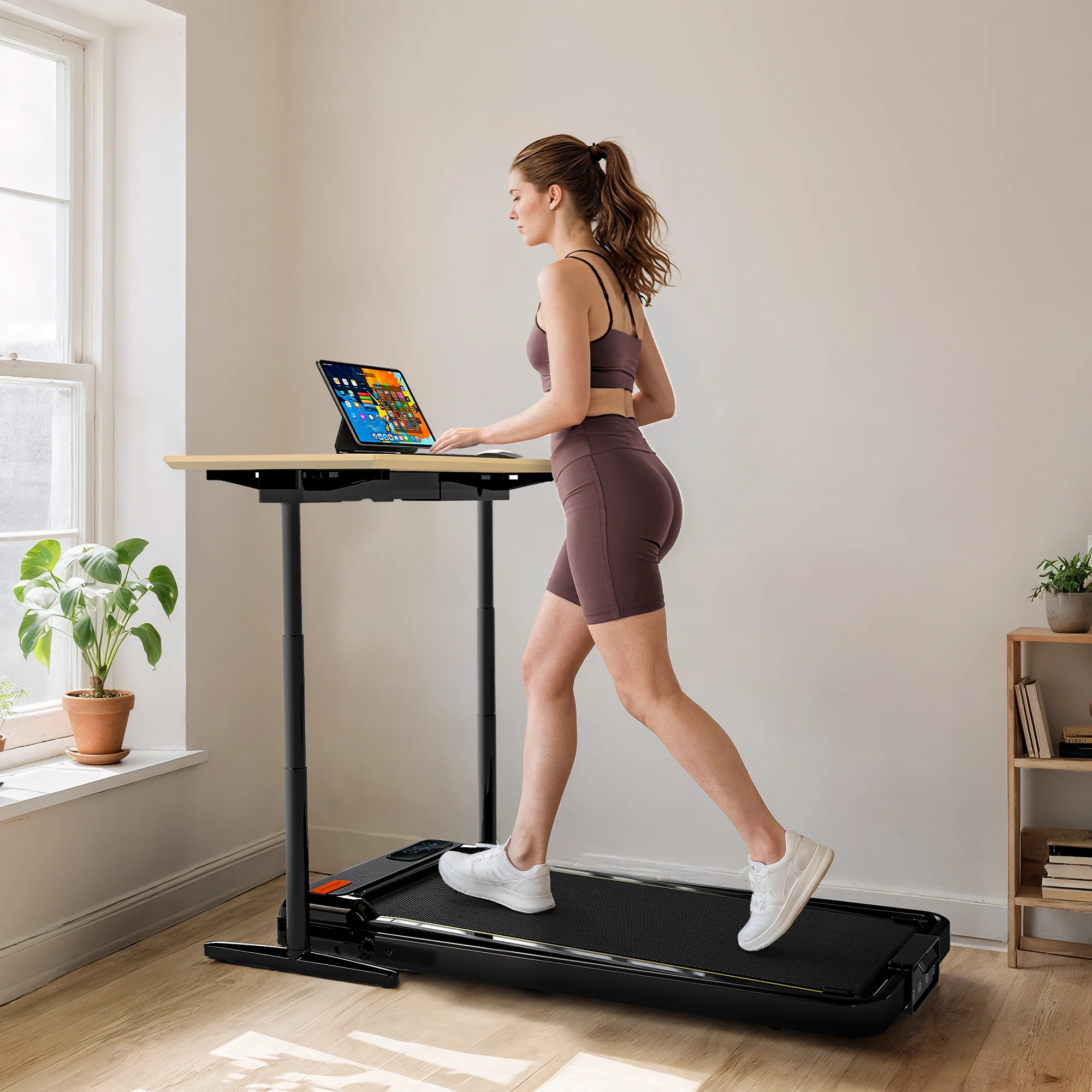 SPORTNOW Folding Treadmill Under Desk Walking Pad With Incline - Image 9
