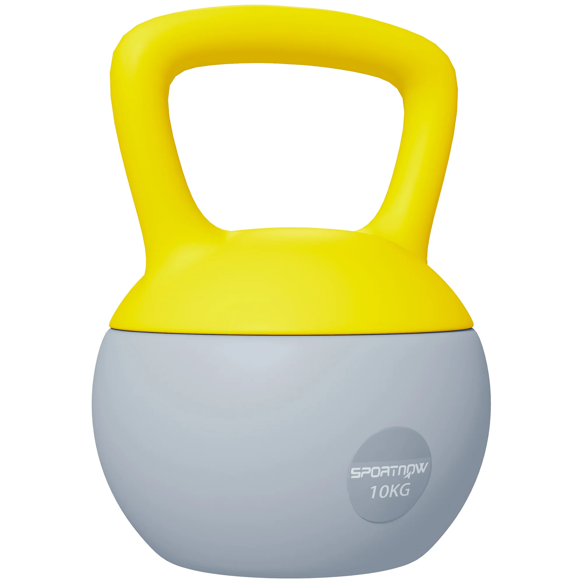 SPORTNOW Kettlebell W/ Soft Body And Non-Slip Handle, Yellow And Grey - Image 28