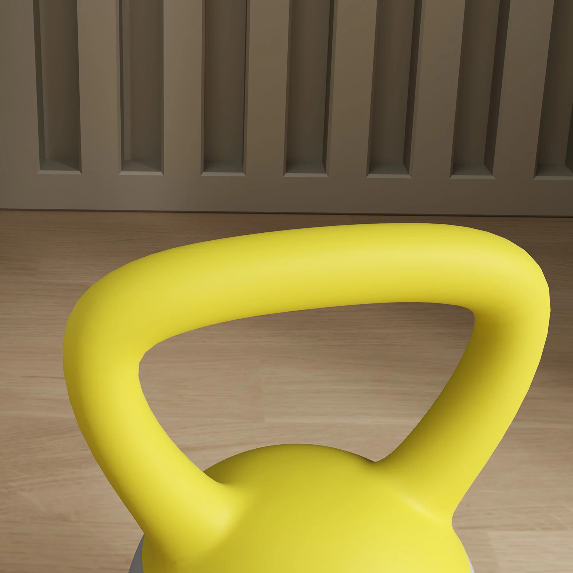 SPORTNOW Kettlebell W/ Soft Body And Non-Slip Handle, Yellow And Grey - Image 8