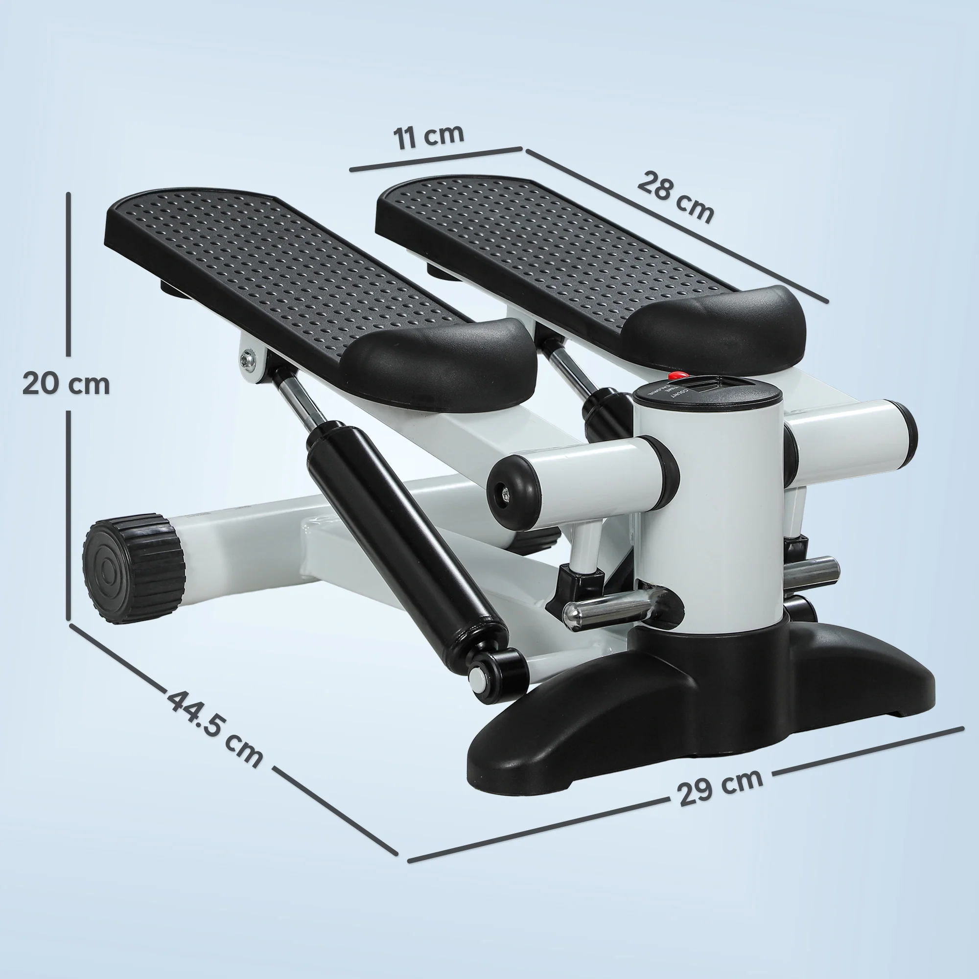 SPORTNOW Mini Stepper Machine With LCD Monitor And Non-Slip Pedals - Image 14