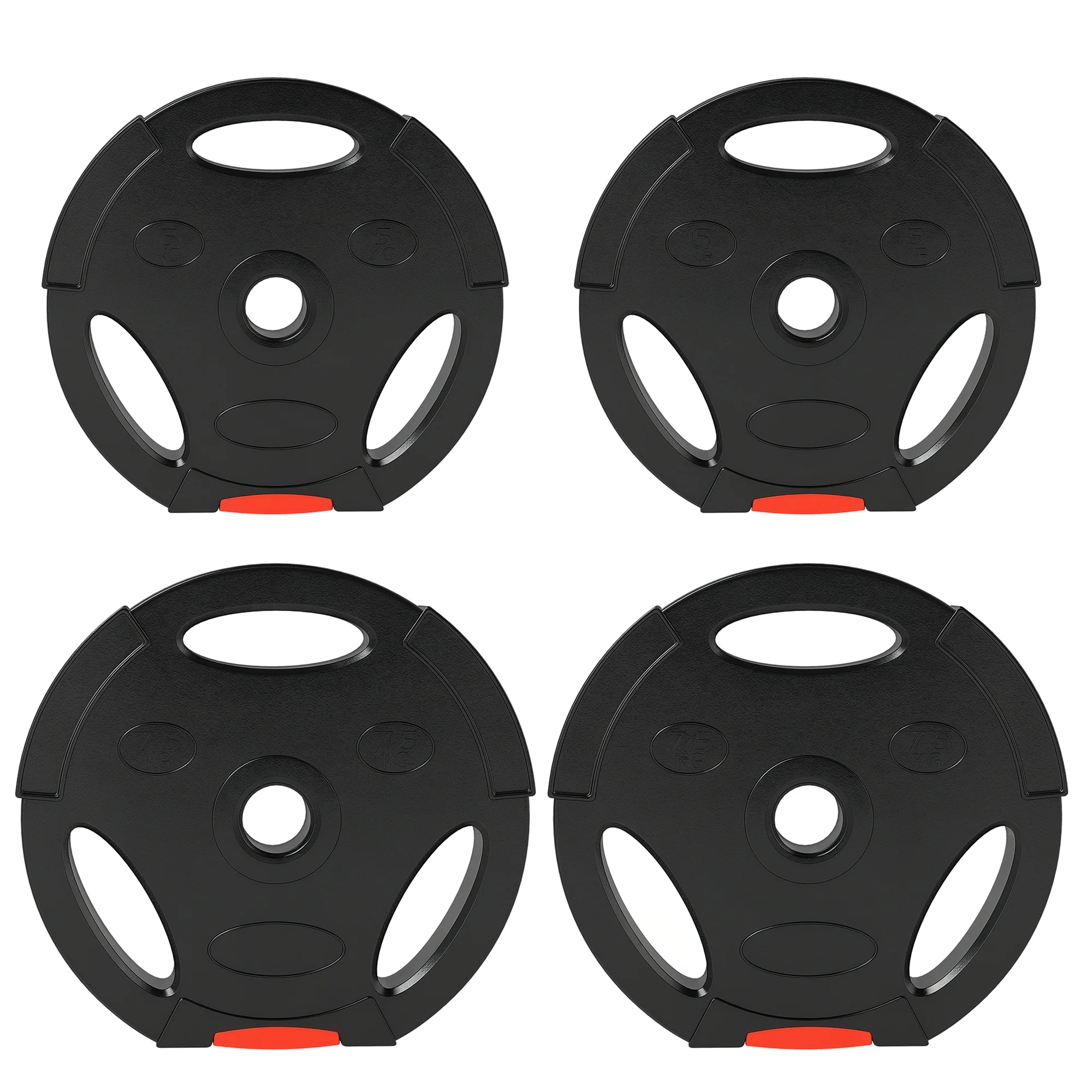 SPORTNOW Olympic Weight Plates Set For Home Gym - Image 10