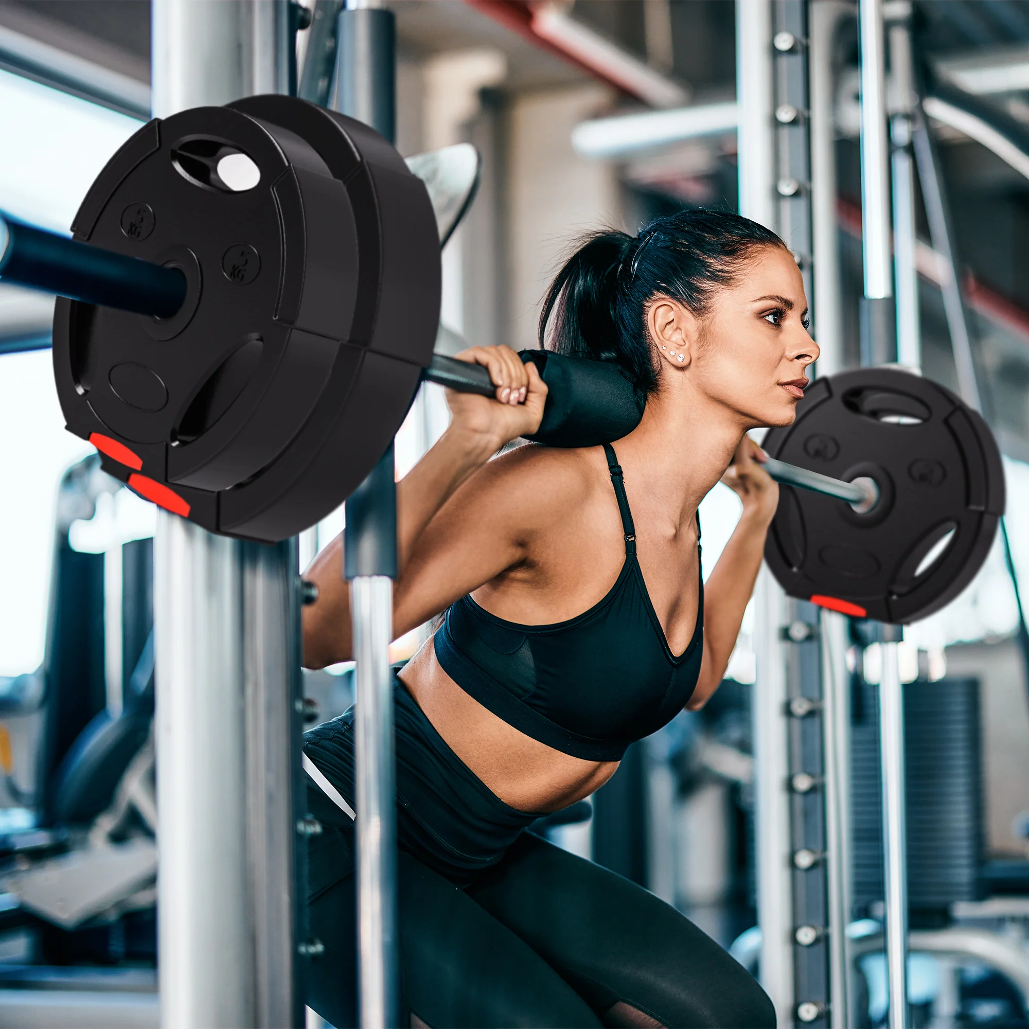 SPORTNOW Olympic Weight Plates Set For Home Gym - Image 11