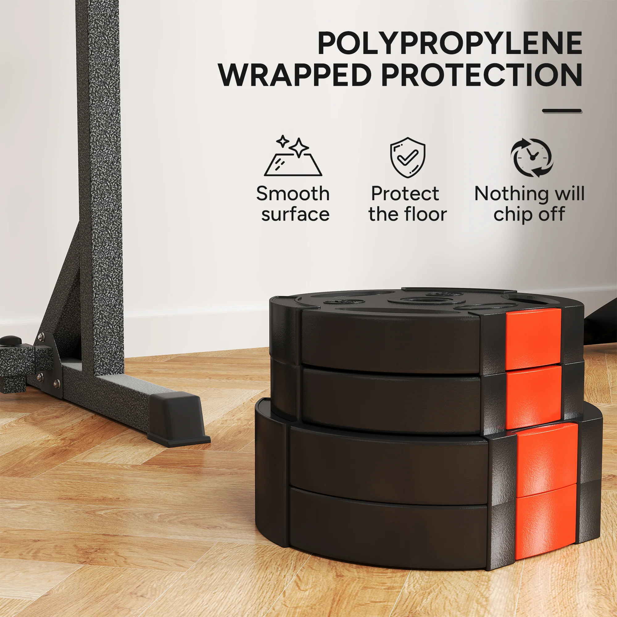 SPORTNOW Olympic Weight Plates Set For Home Gym - Image 15
